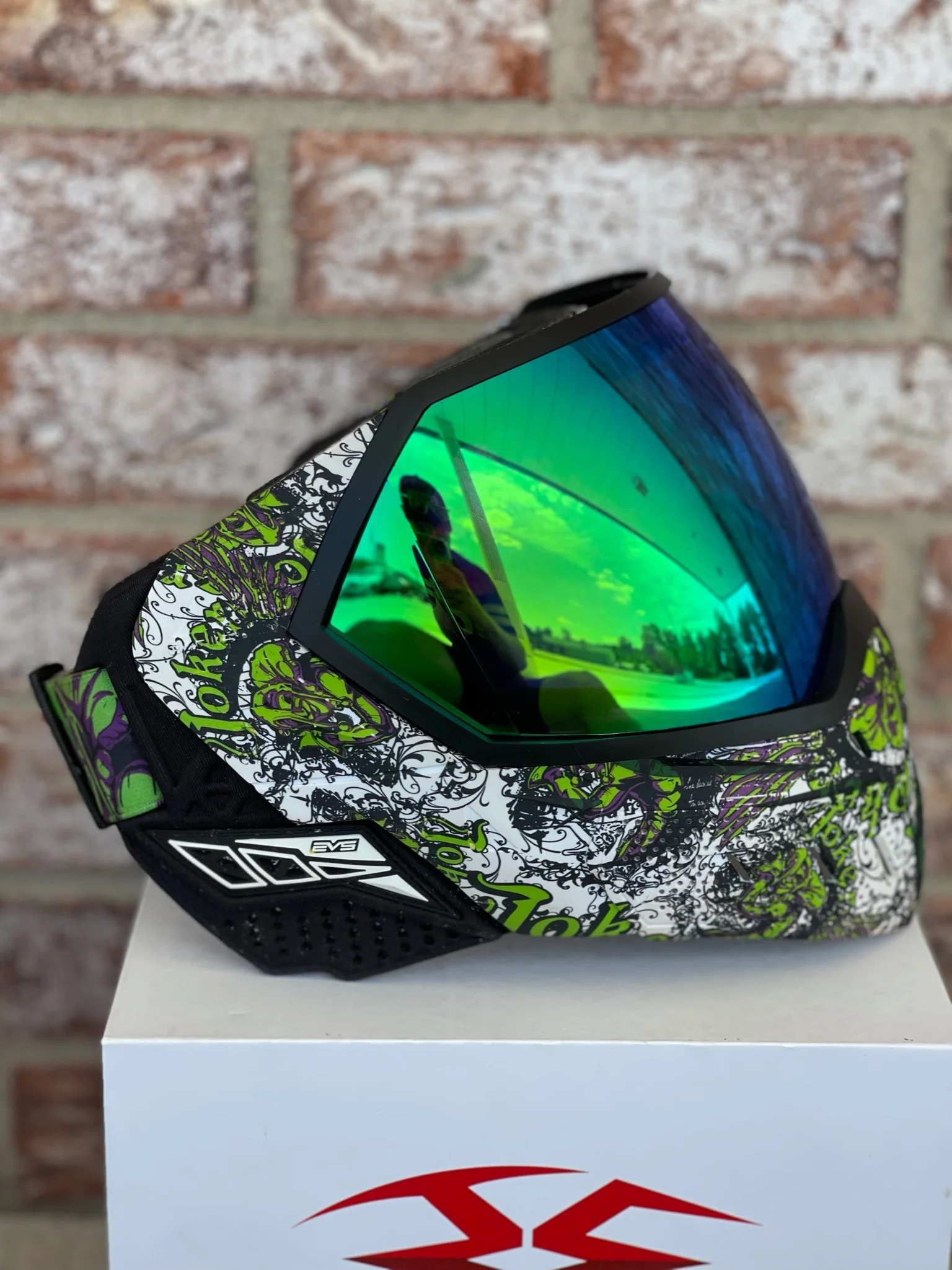 Used Empire EVS Paintball Mask - Joker Edition - Image 2