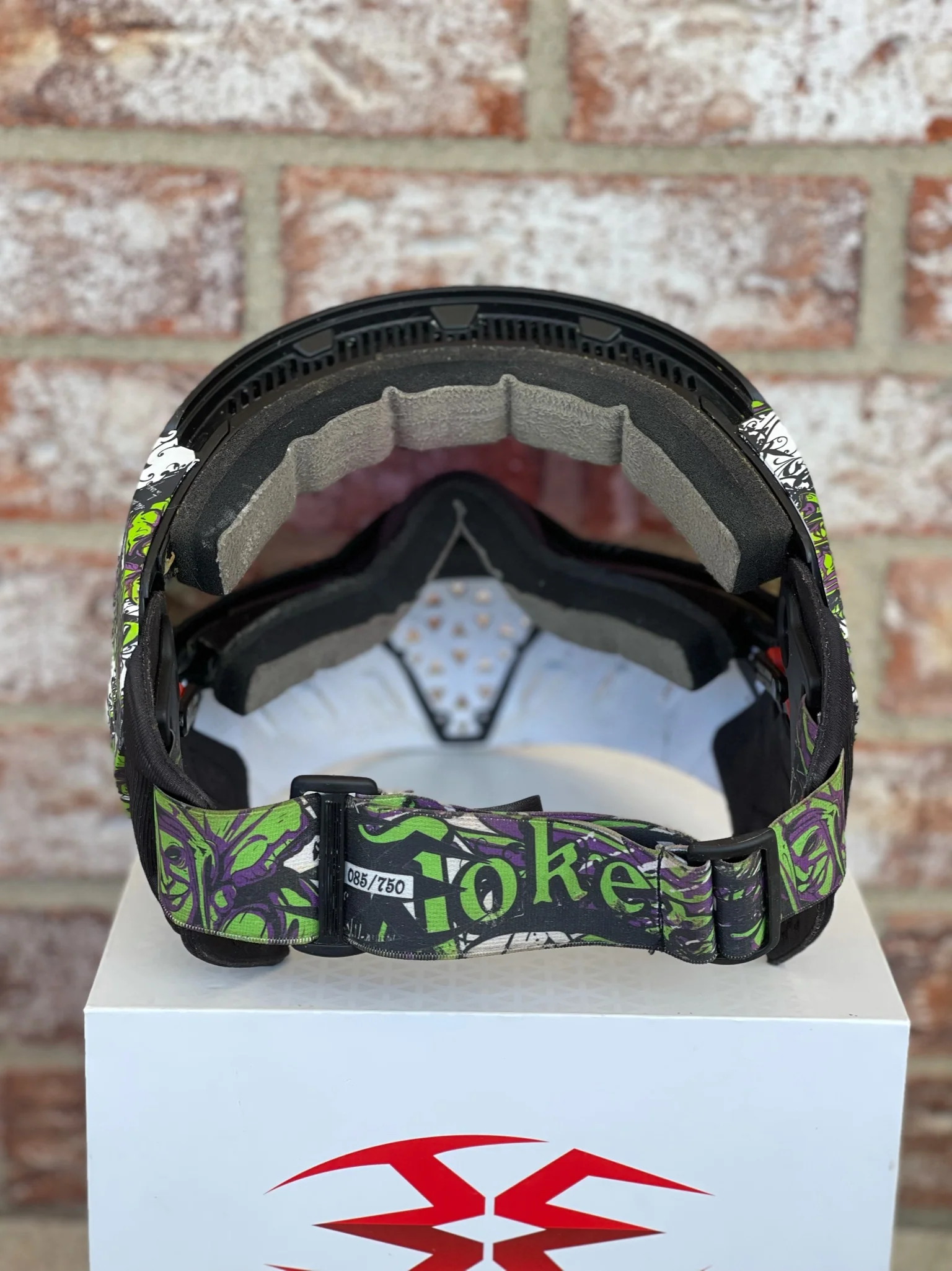 Used Empire EVS Paintball Mask - Joker Edition - Image 5