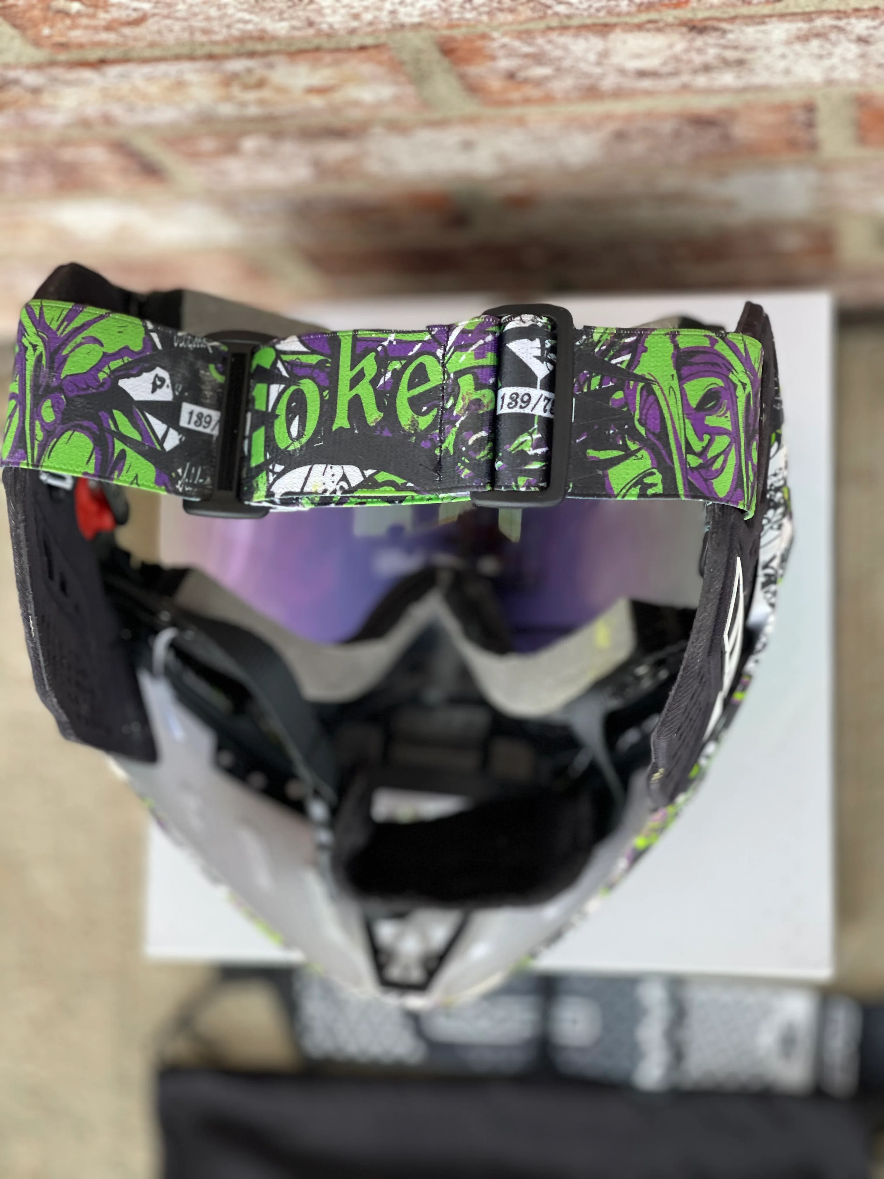 Used Empire EVS Paintball Mask - LE Joker Lime - Image 3
