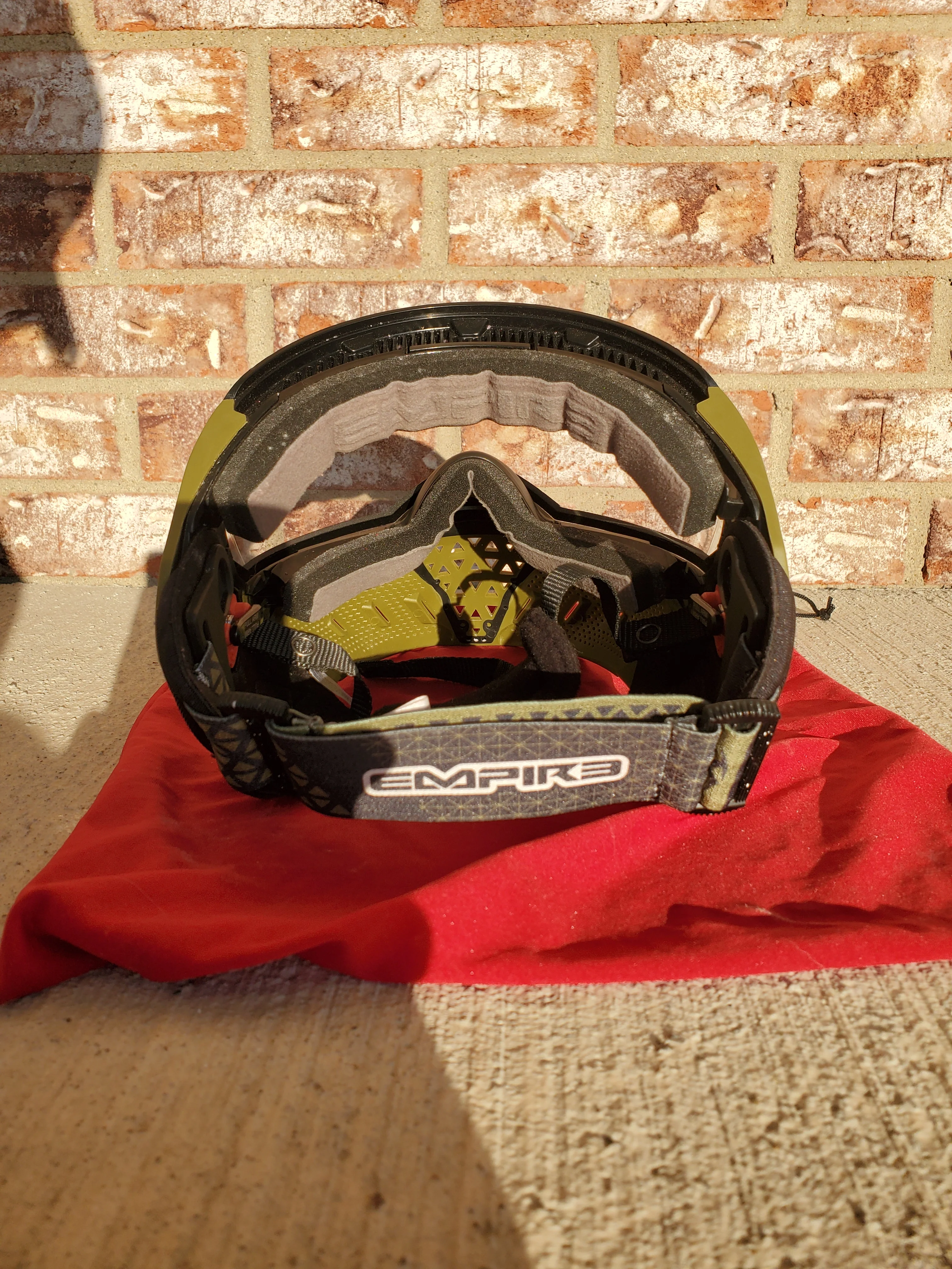 Used Empire EVS Paintball Mask - Olive - Image 4