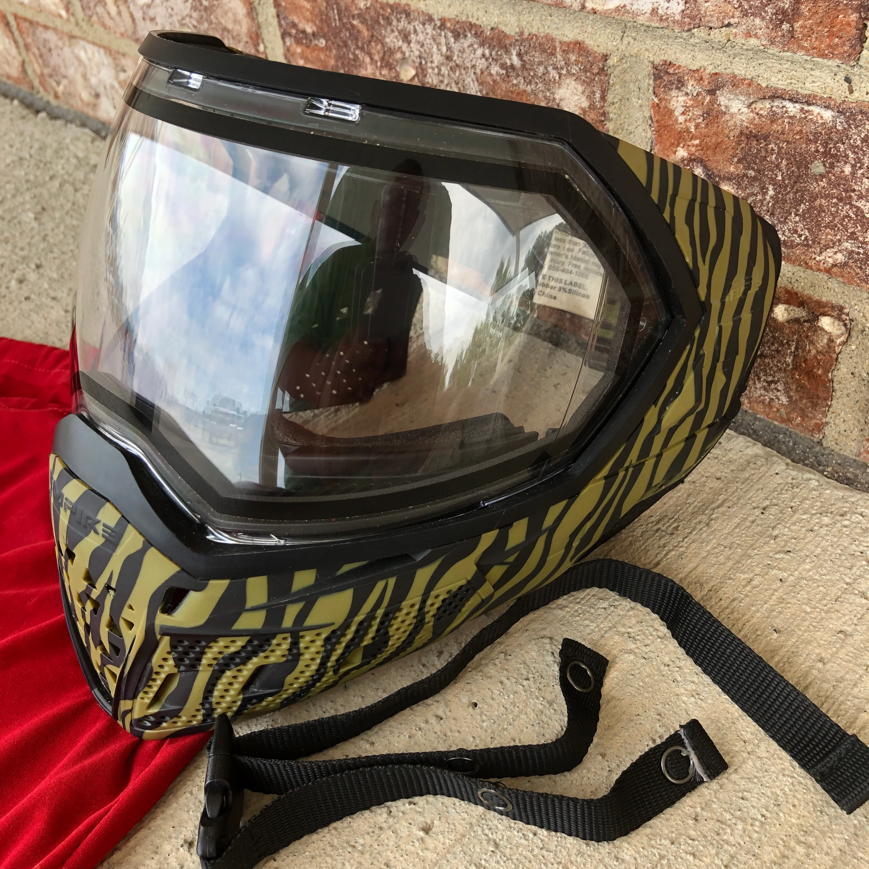 Used Empire EVS Paintball Mask - Tigerstripe - Image 2