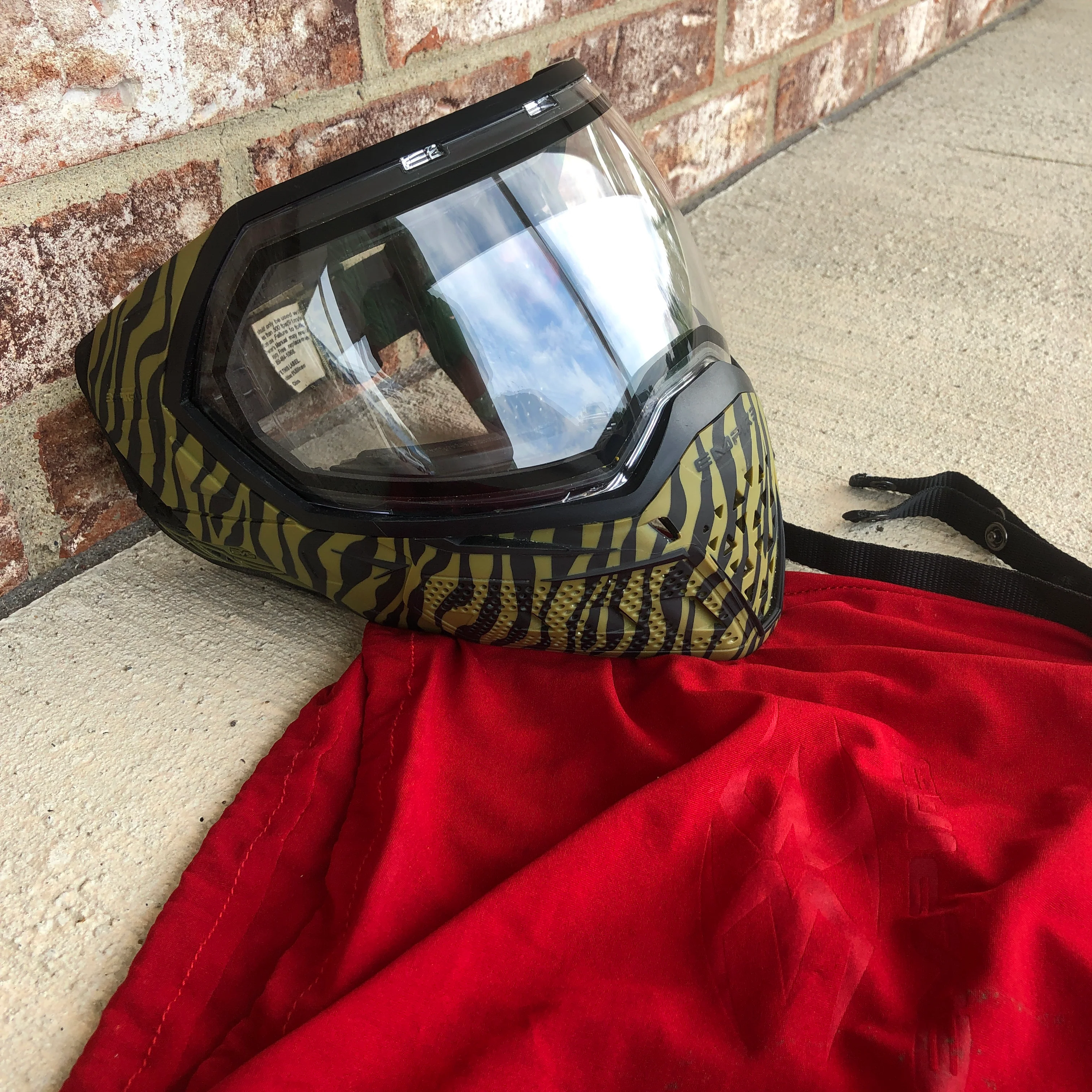 Used Empire EVS Paintball Mask - Tigerstripe - Image 3