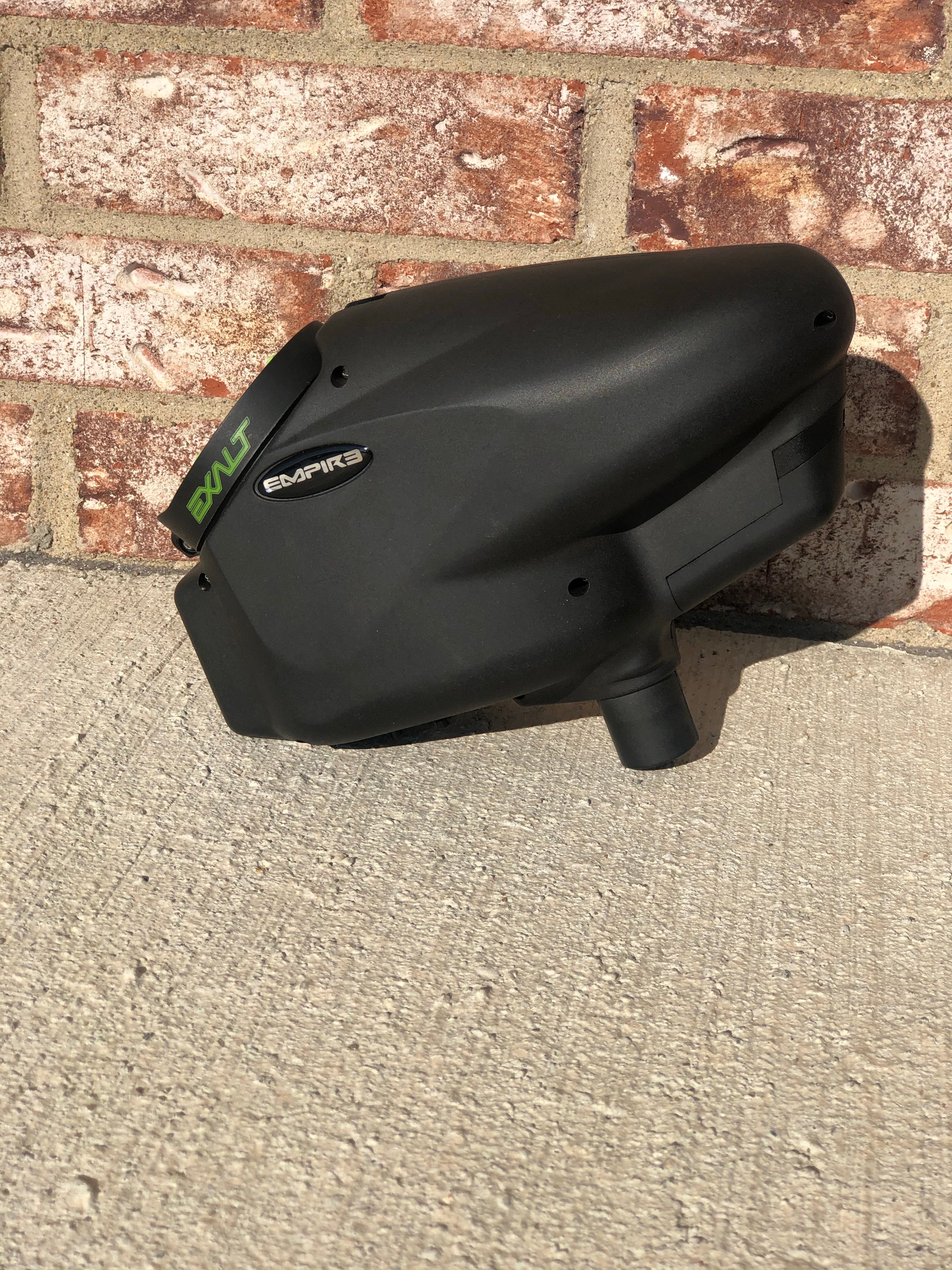 Used Empire Halo 2 Paintball Loader with Exalt Lime Speed Feed - Image 2