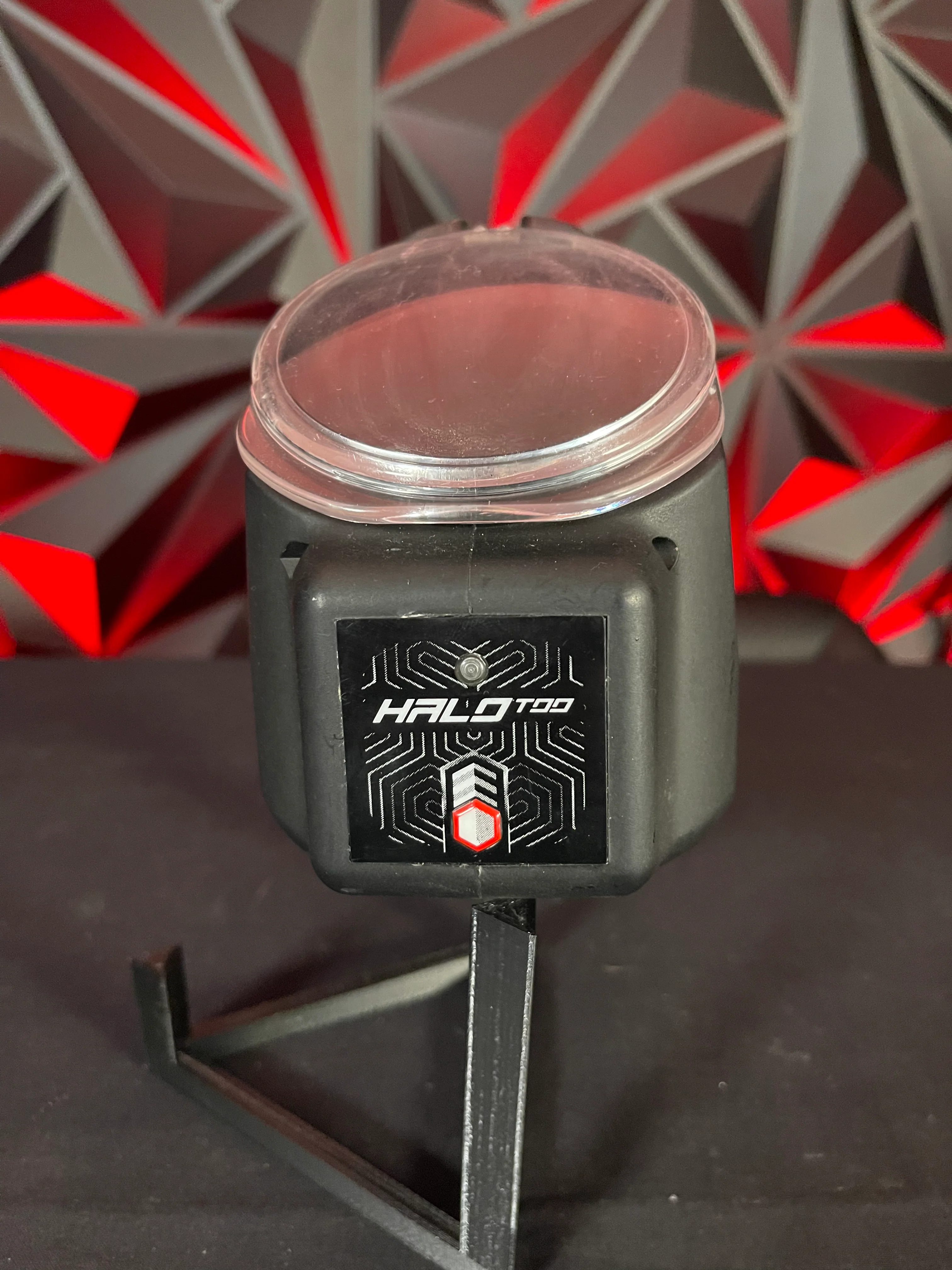 Used Empire Halo Too Paintball Loader - Black w/ Rain Lid - Image 3