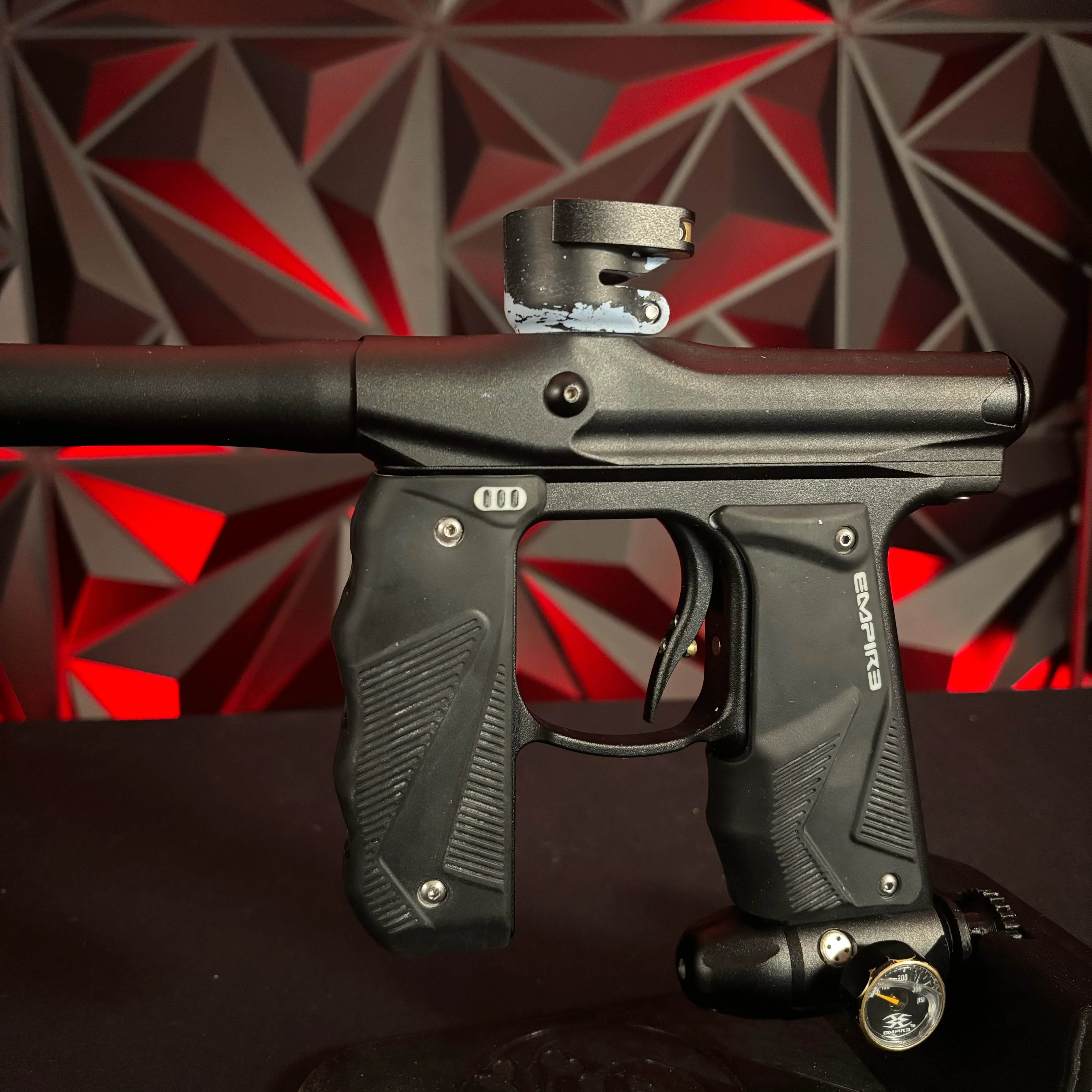 Used Empire Mini GS Paintball Gun - Dust Black w/ 2 Piece Barrel - Image 5