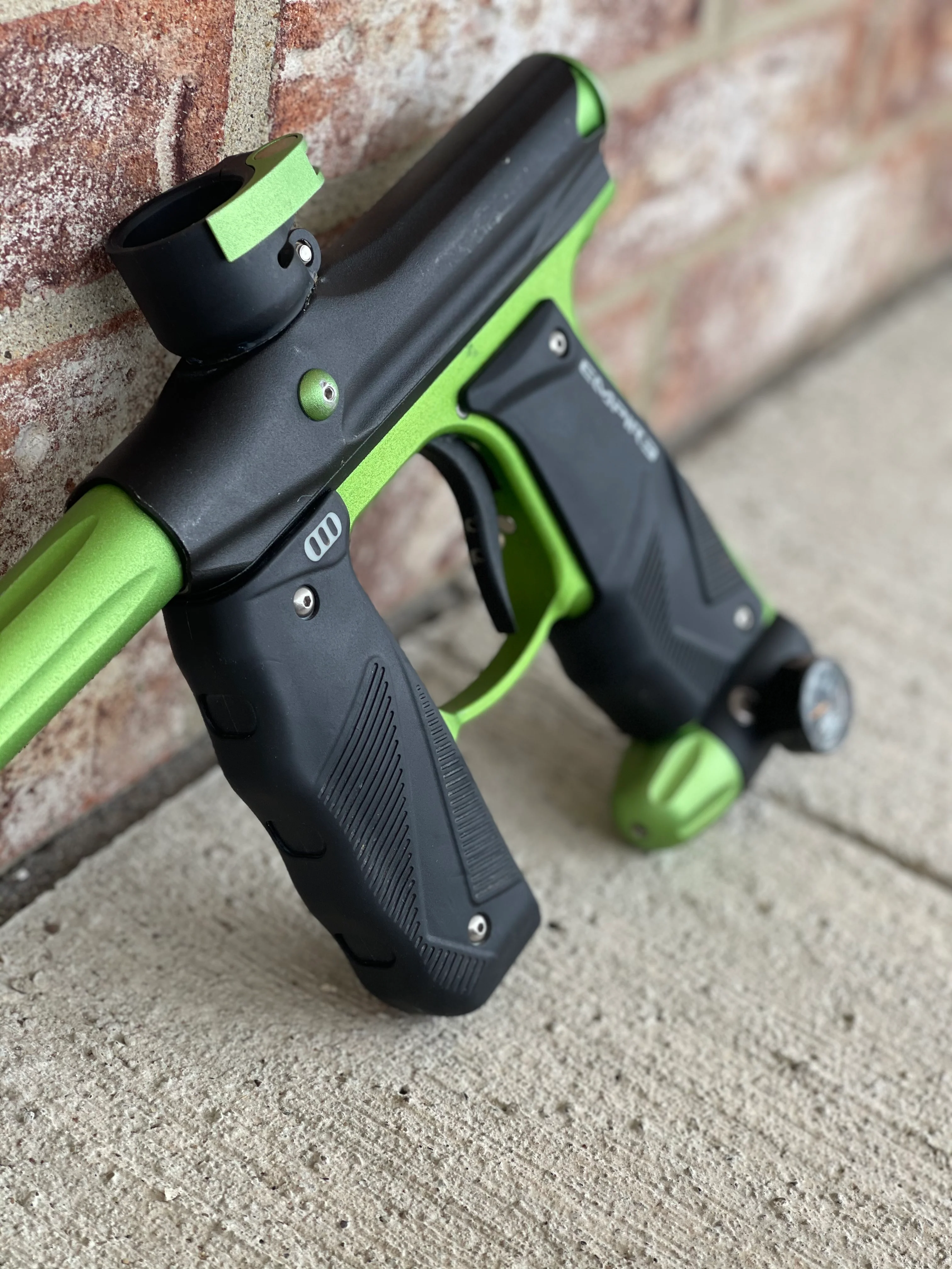 Used Empire Mini GS Paintball Gun - Black/Lime - Image 4