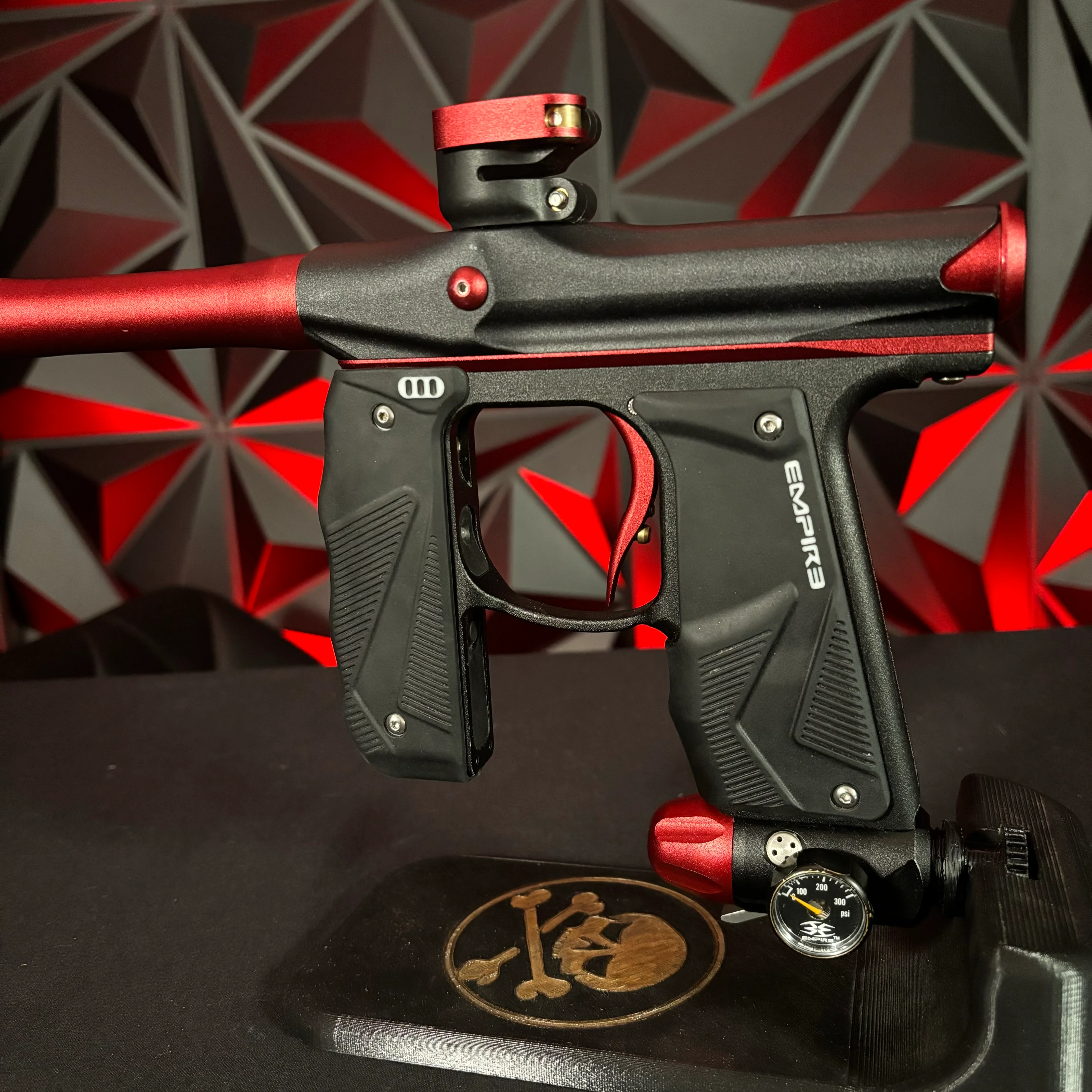 Used Empire Mini GS Paintball Gun- Black / Red - Image 3