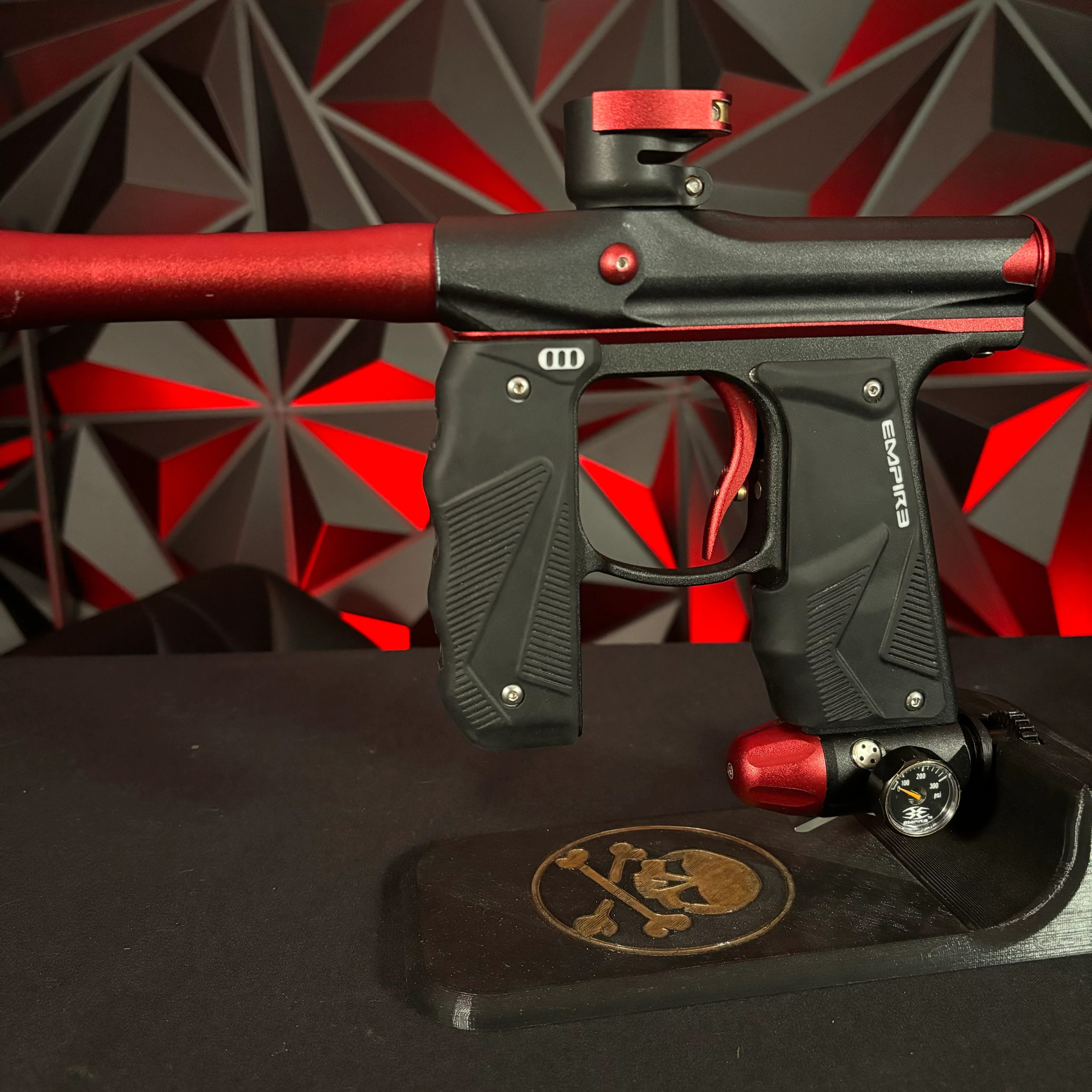 Used Empire Mini GS Paintball Gun- Black / Red - Image 5