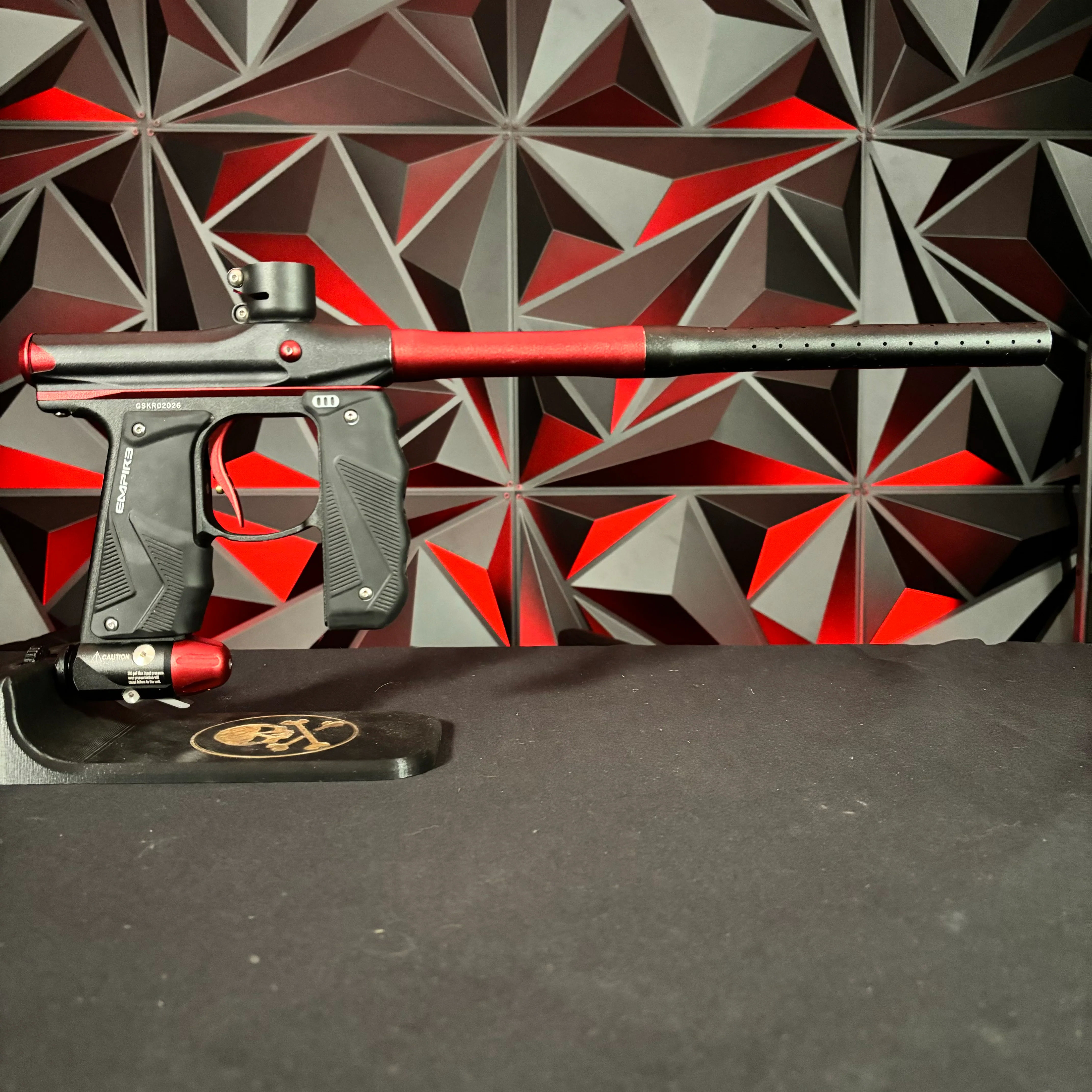Used Empire Mini GS Paintball Gun- Black / Red - Image 6