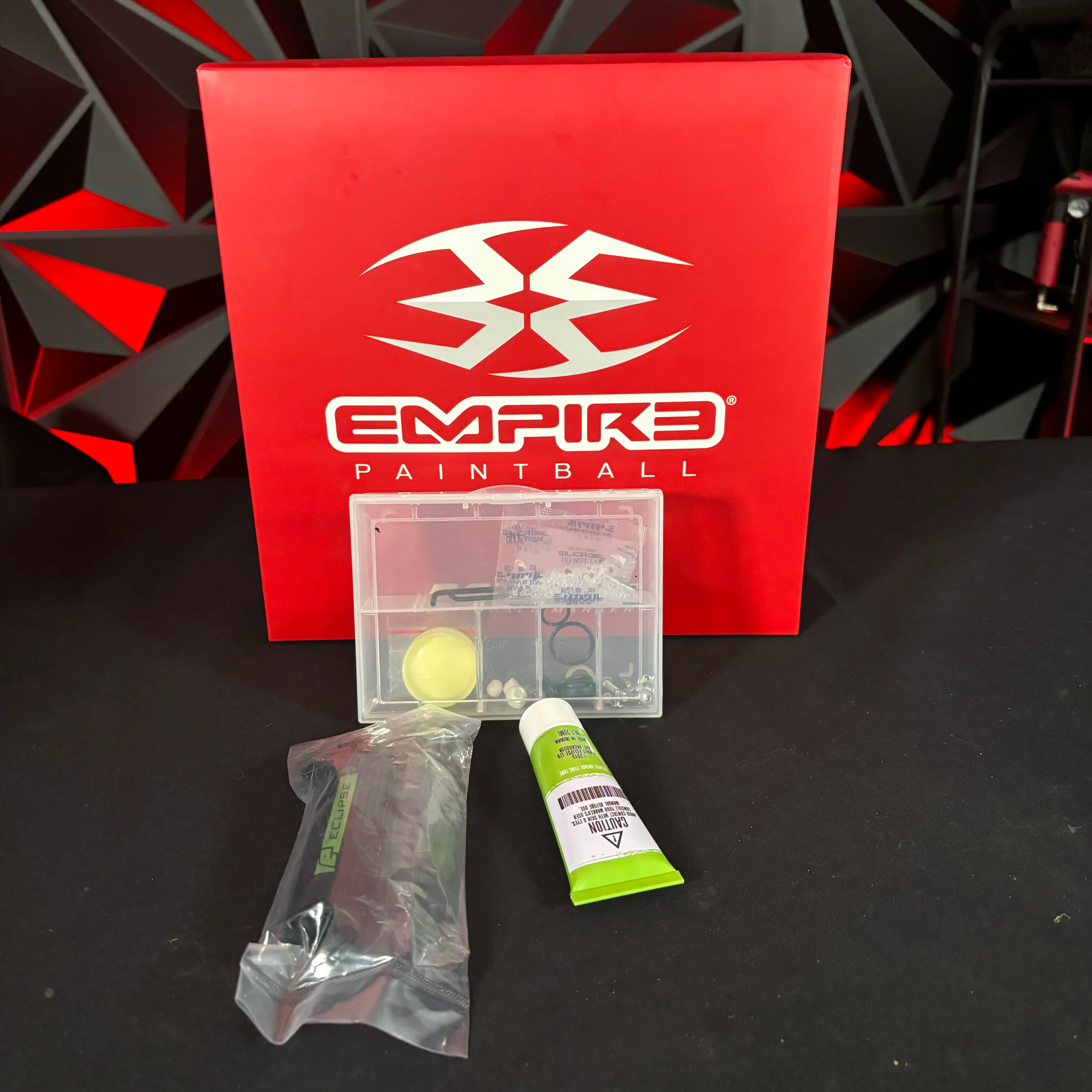 Used Empire Mini GS Paintball Gun- Black / Red - Image 8