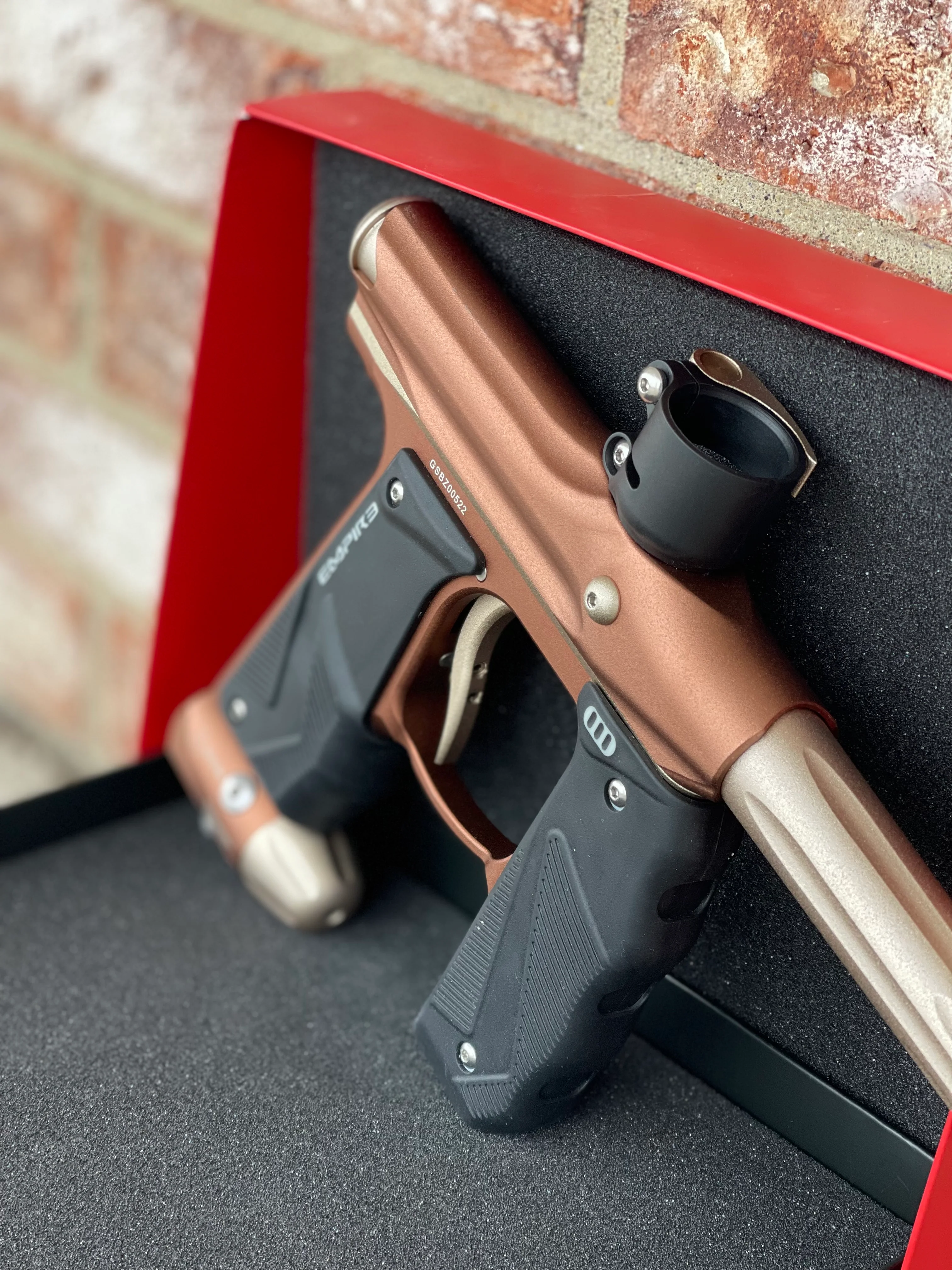 Used Empire Mini GS Paintball Gun- Bronze/Tan - Image 3