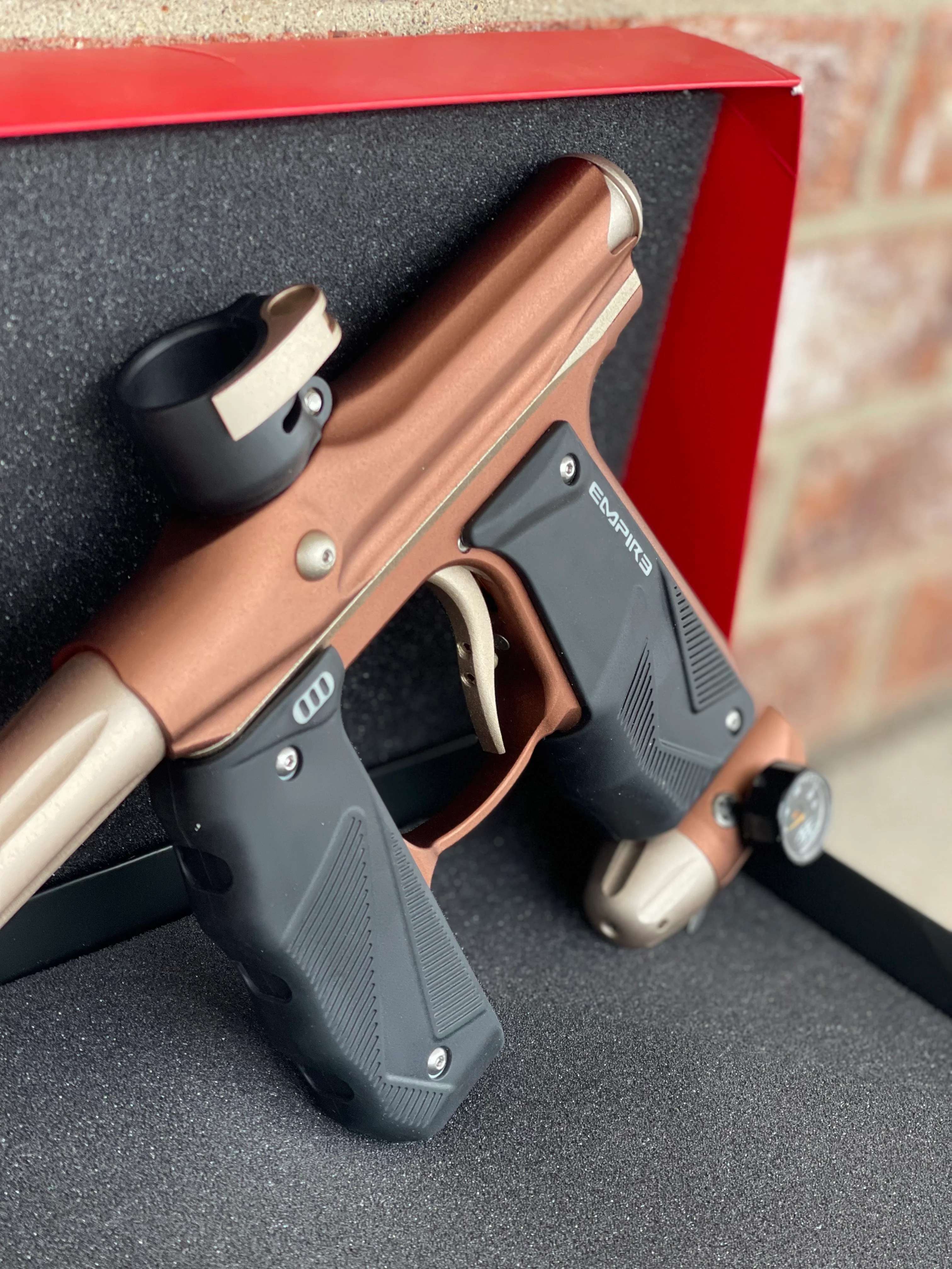 Used Empire Mini GS Paintball Gun- Bronze/Tan - Image 4