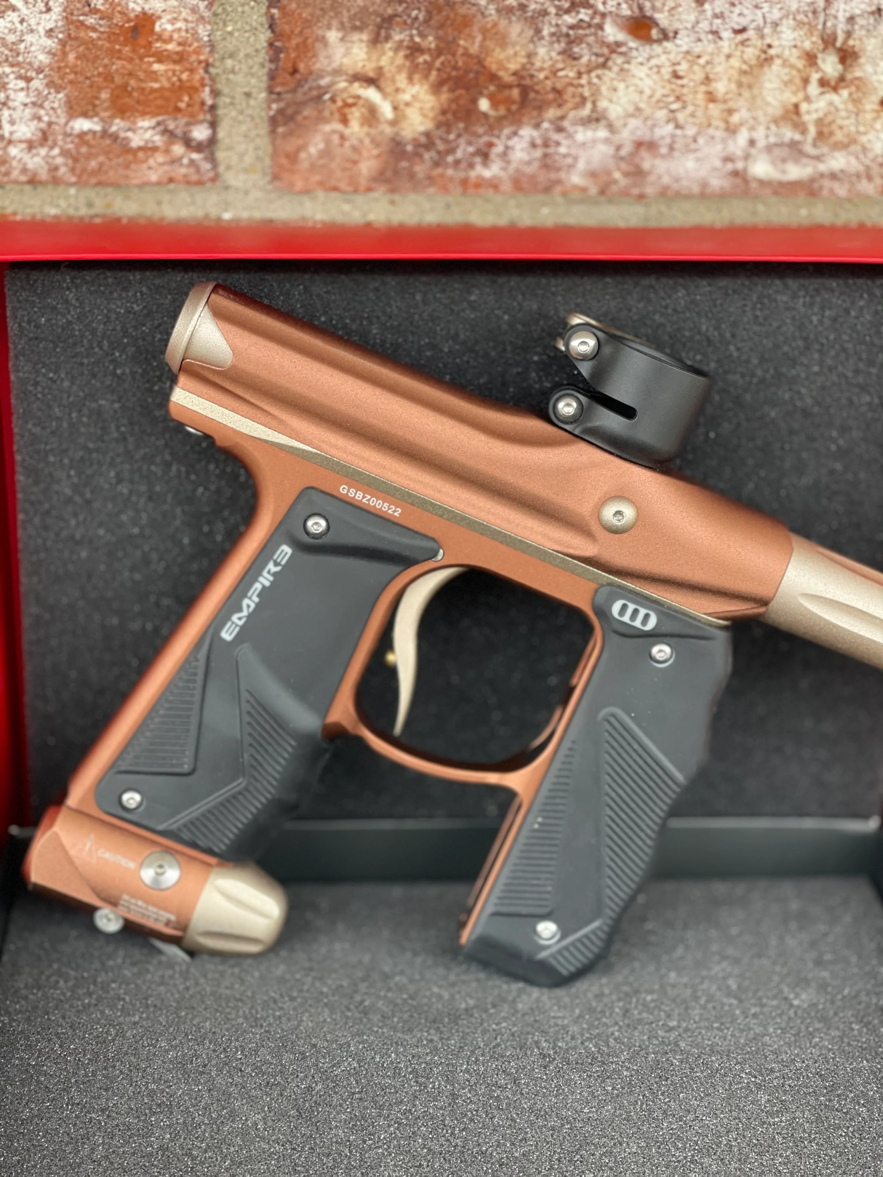 Used Empire Mini GS Paintball Gun- Bronze/Tan - Image 5