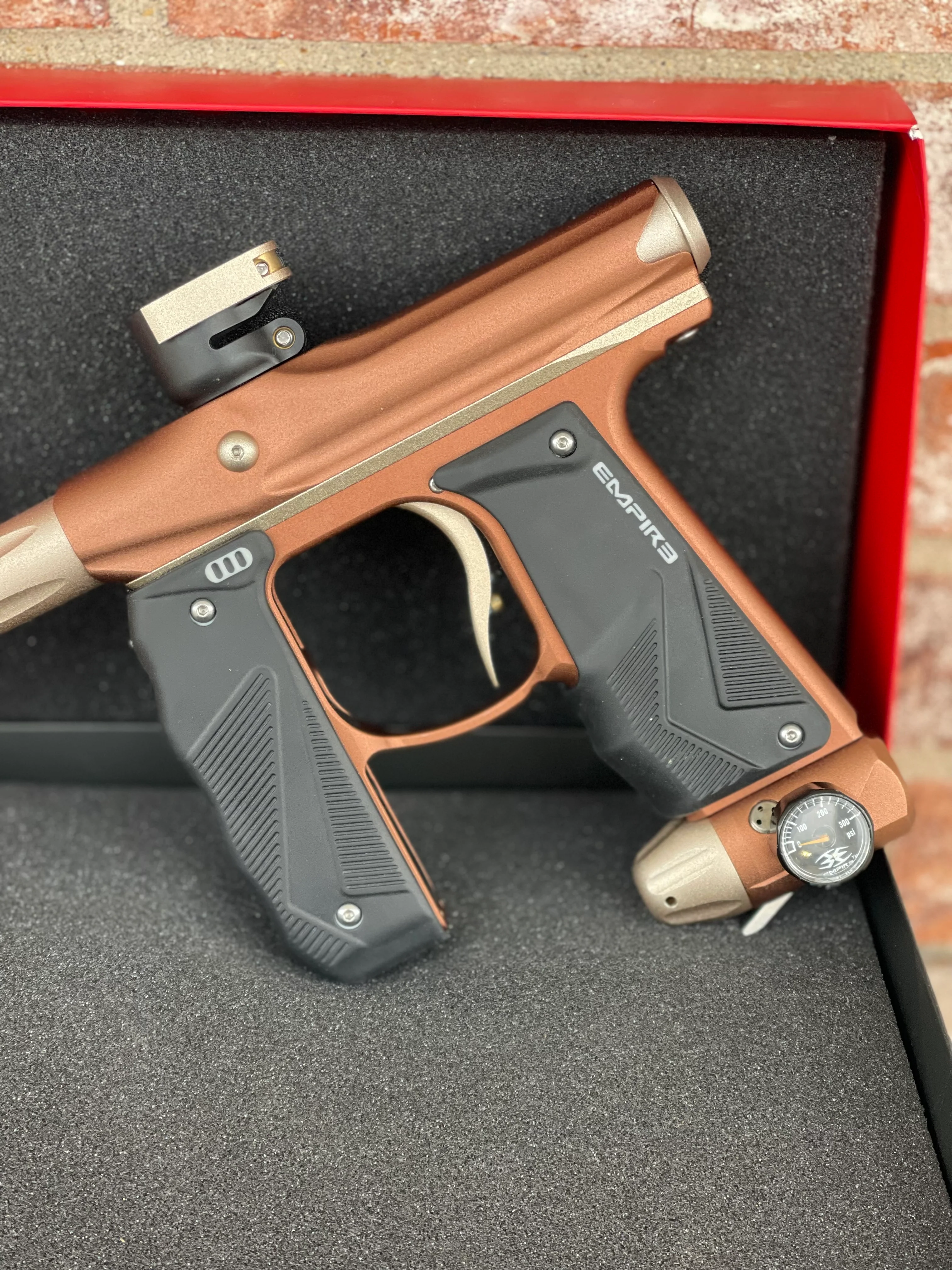 Used Empire Mini GS Paintball Gun- Bronze/Tan - Image 6