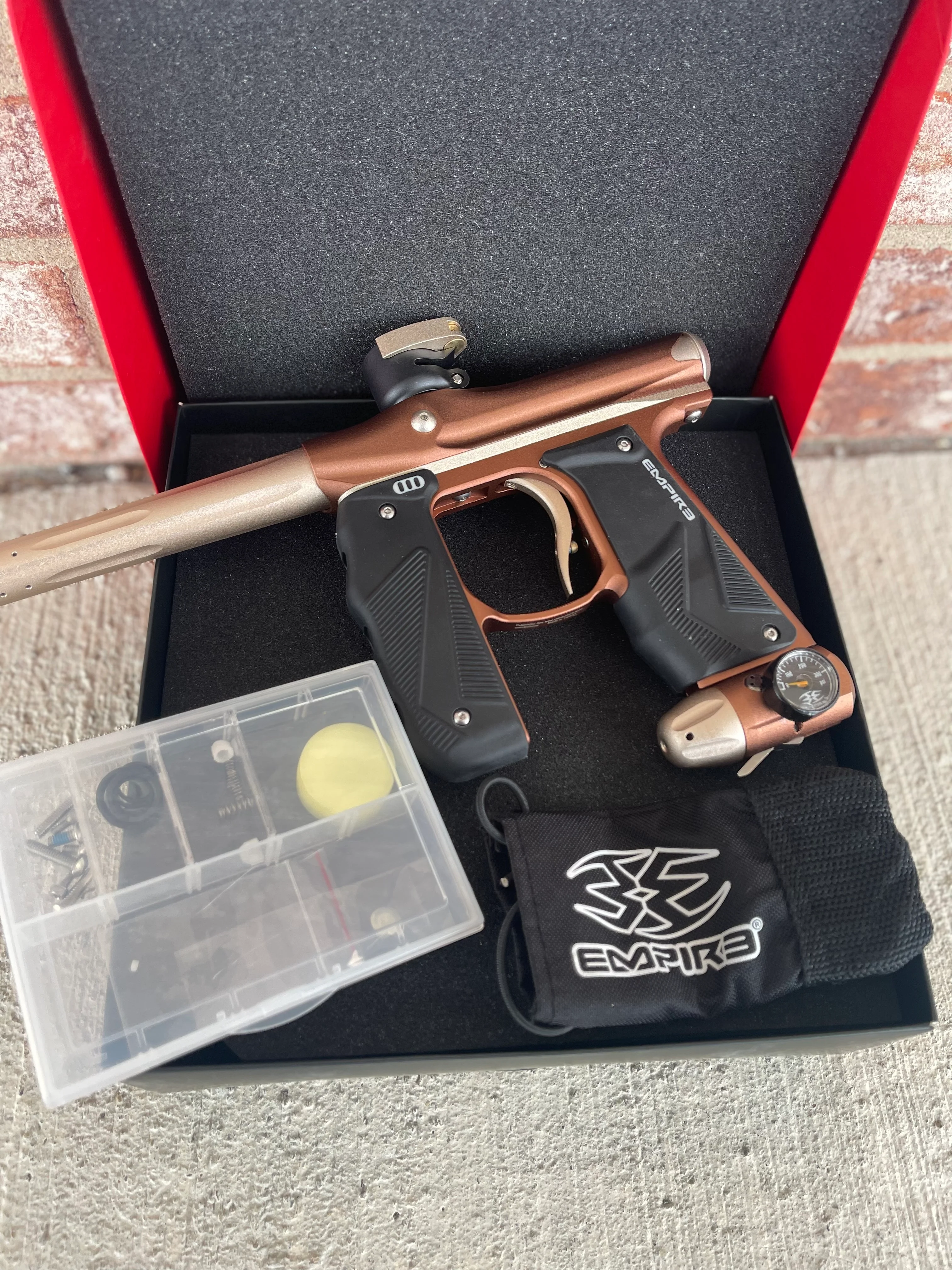 Used Empire Mini GS Paintball Gun- Bronze/Tan - Image 7