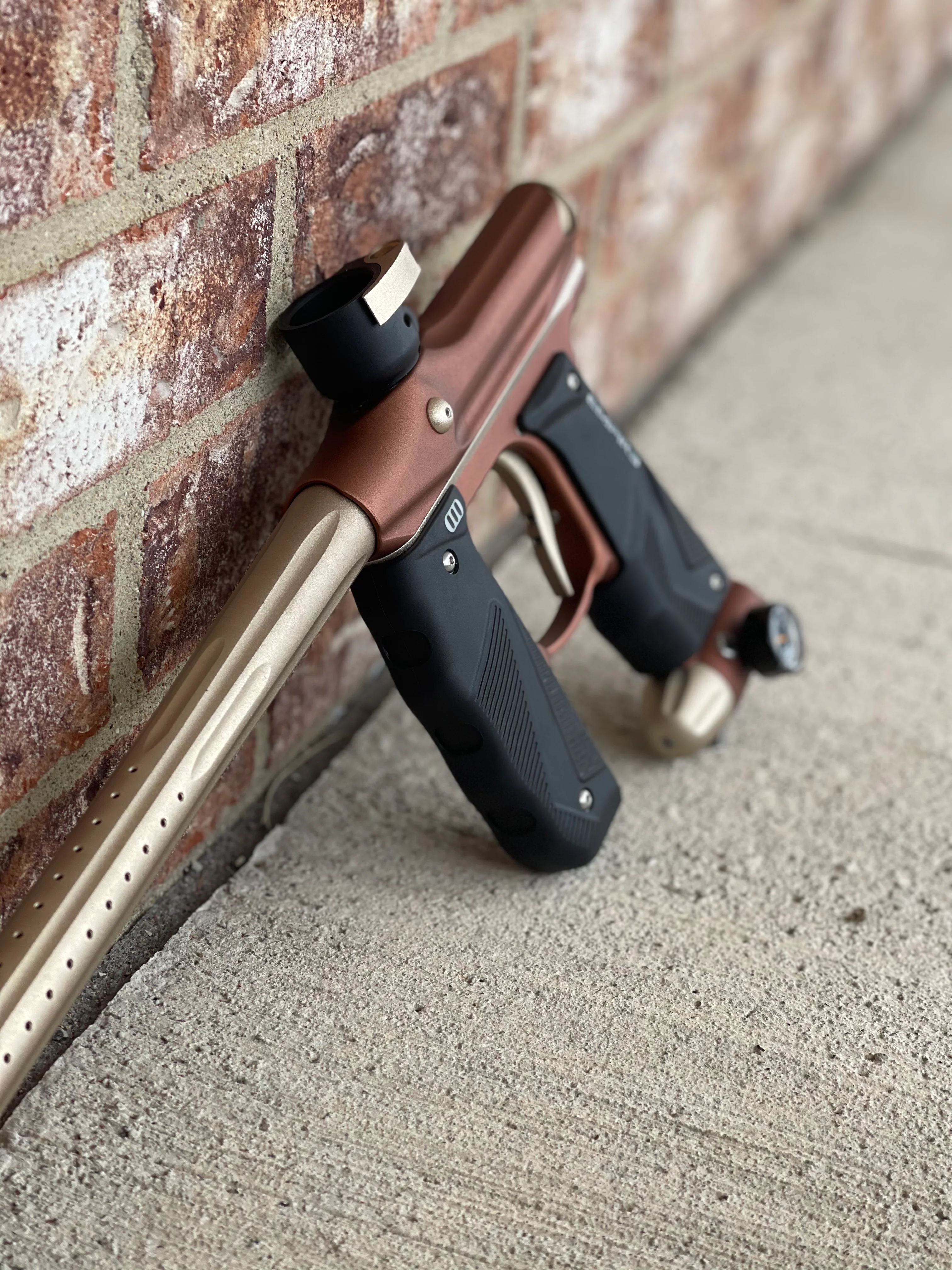 Used Empire Mini GS Paintball Gun - Brown / Tan - Image 4