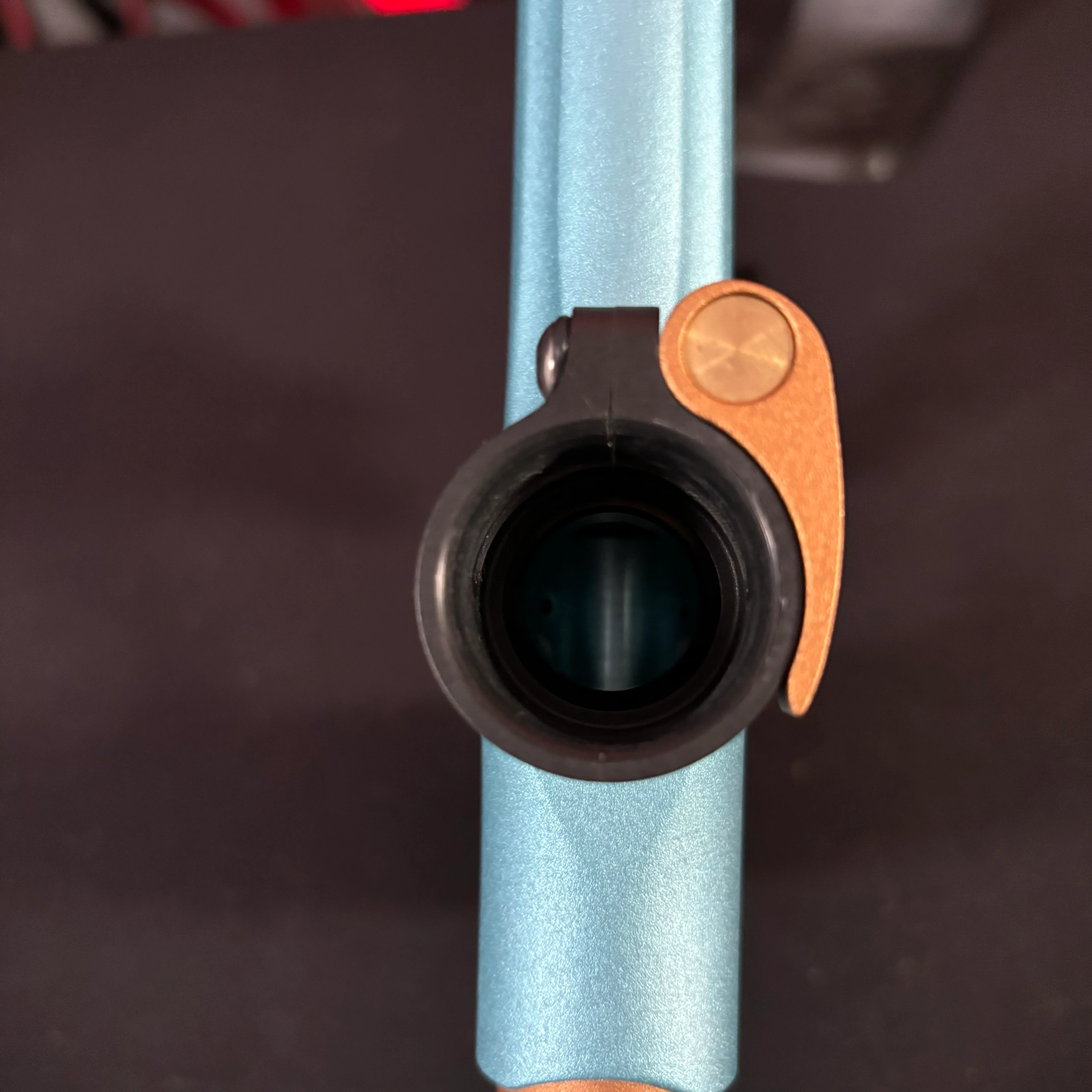 Used Empire Mini GS Paintball Gun - Dust Aqua/Orange - Image 9
