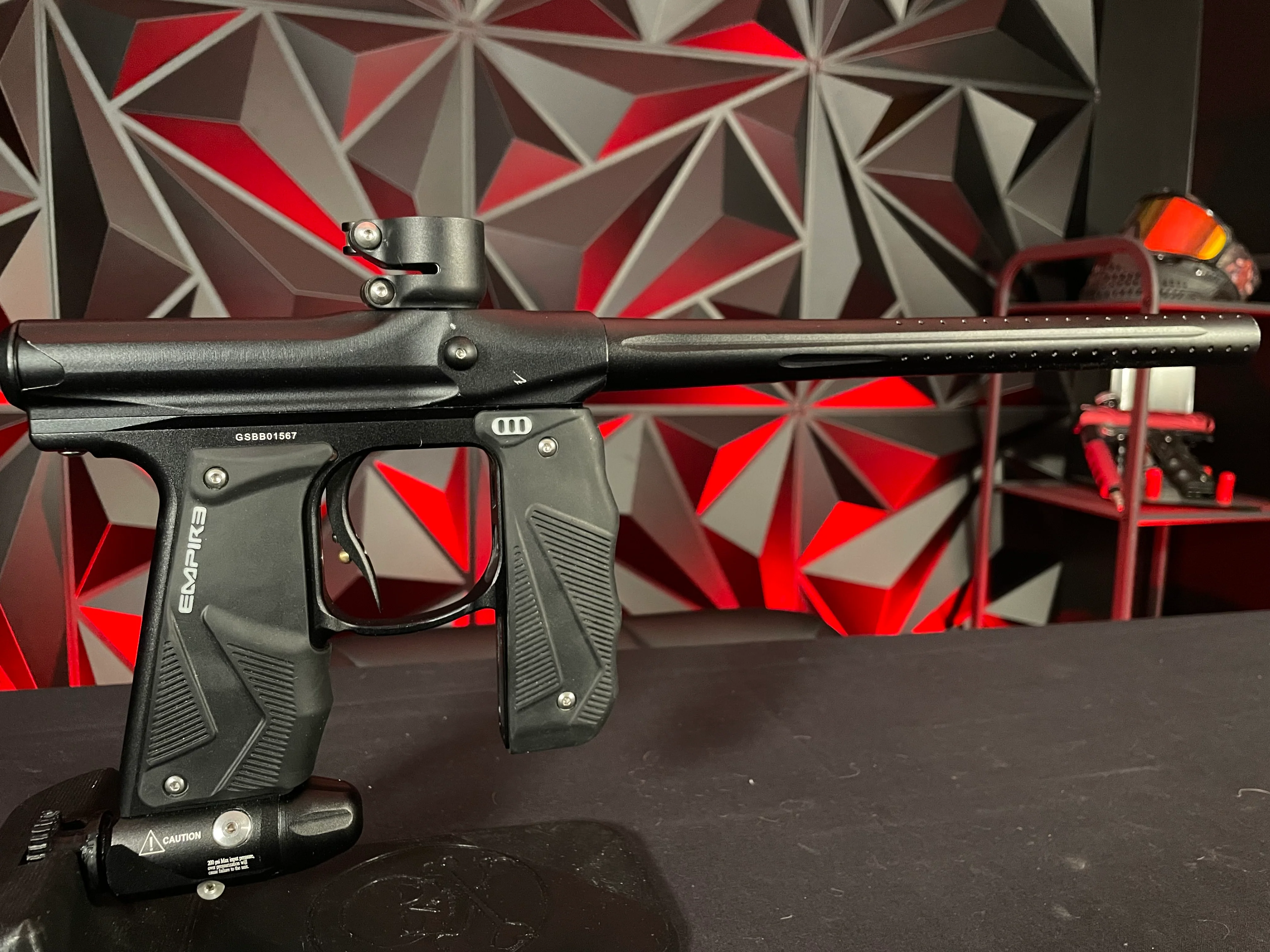 Used Empire Mini GS Paintball Gun- Dust Black - Image 5