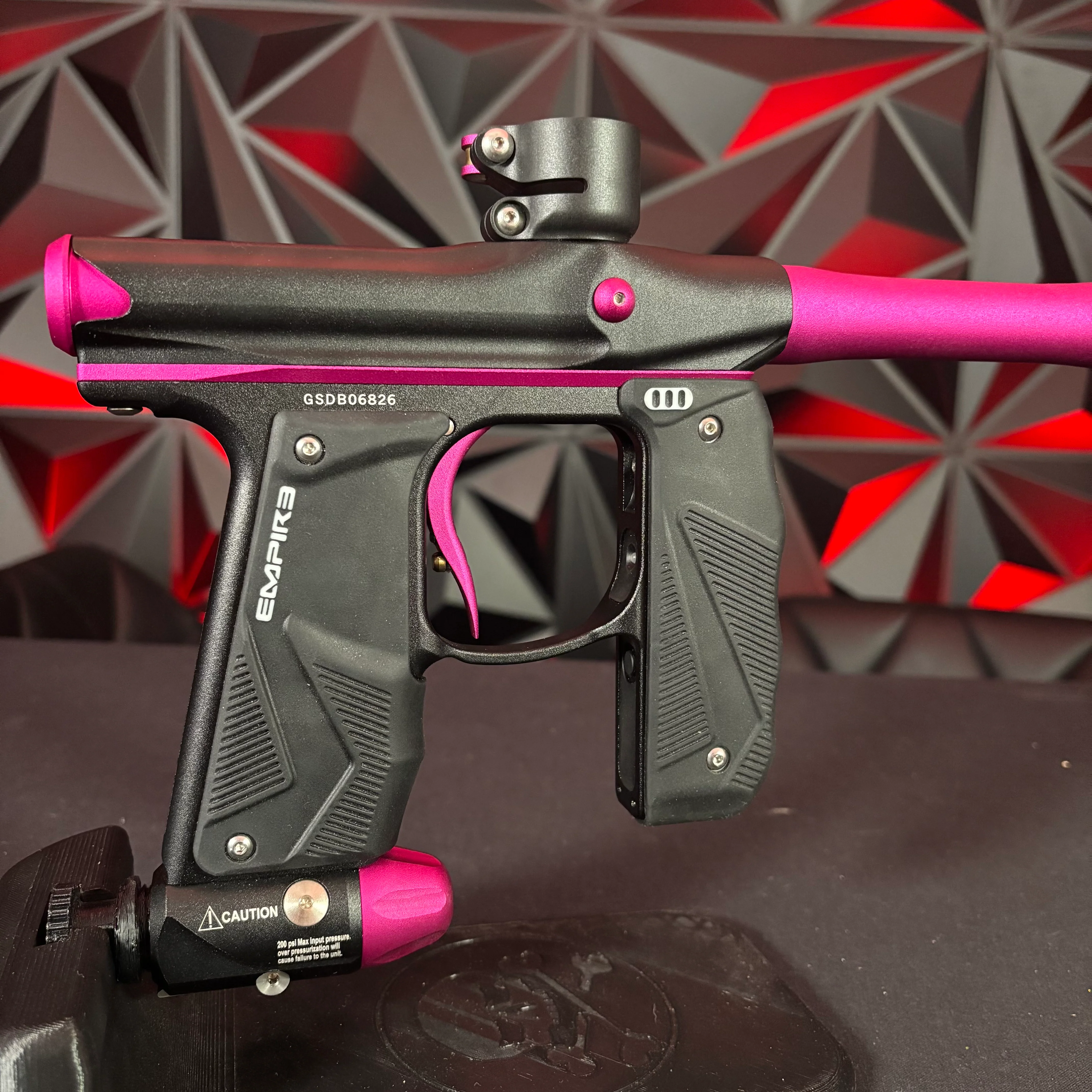 Used Empire Mini GS Paintball Gun - Dust Black/ Dust Purple - Image 3