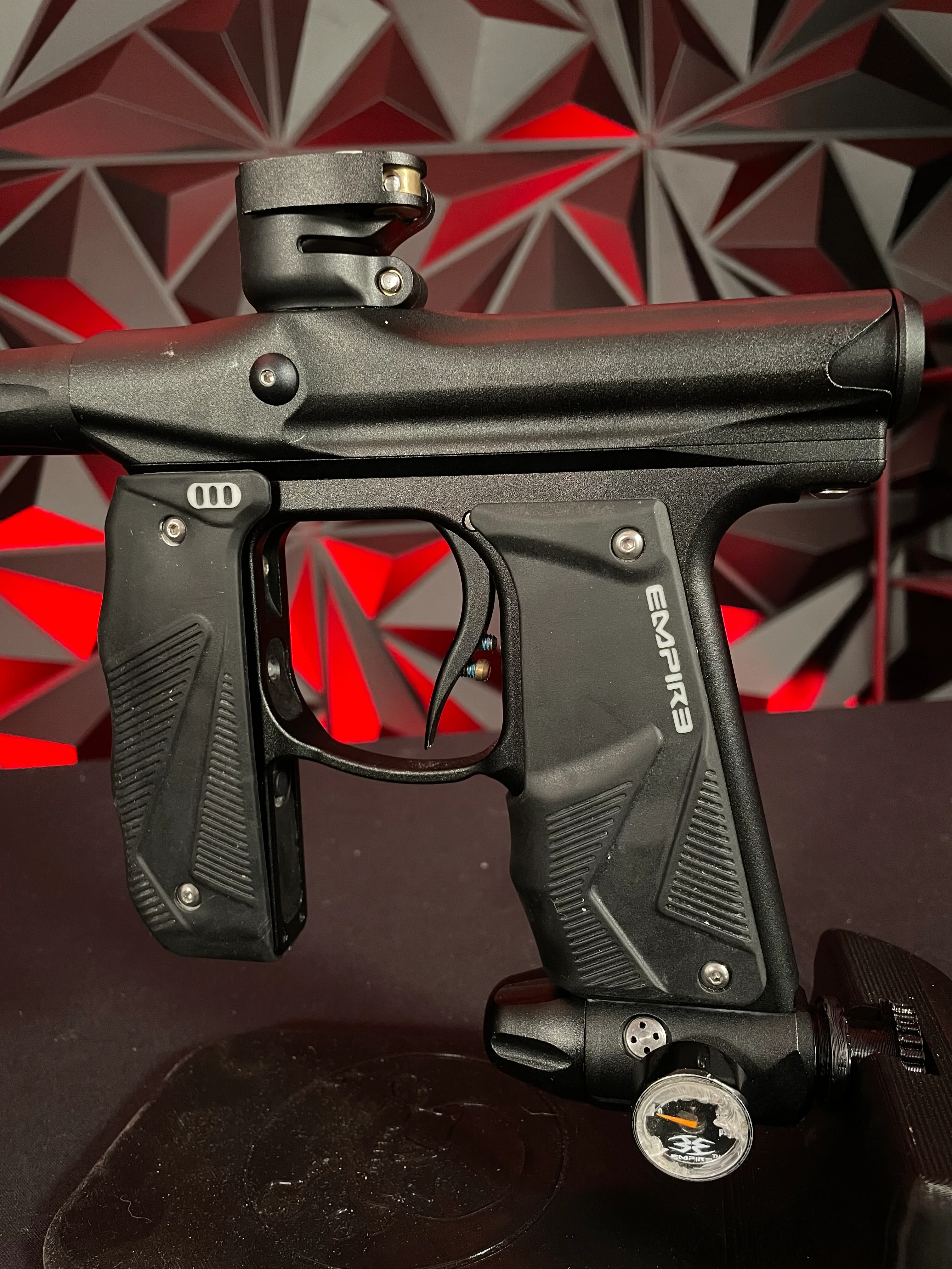 Used Empire Mini GS Paintball Gun - Dust Black *1 Piece Barrel* - Image 2