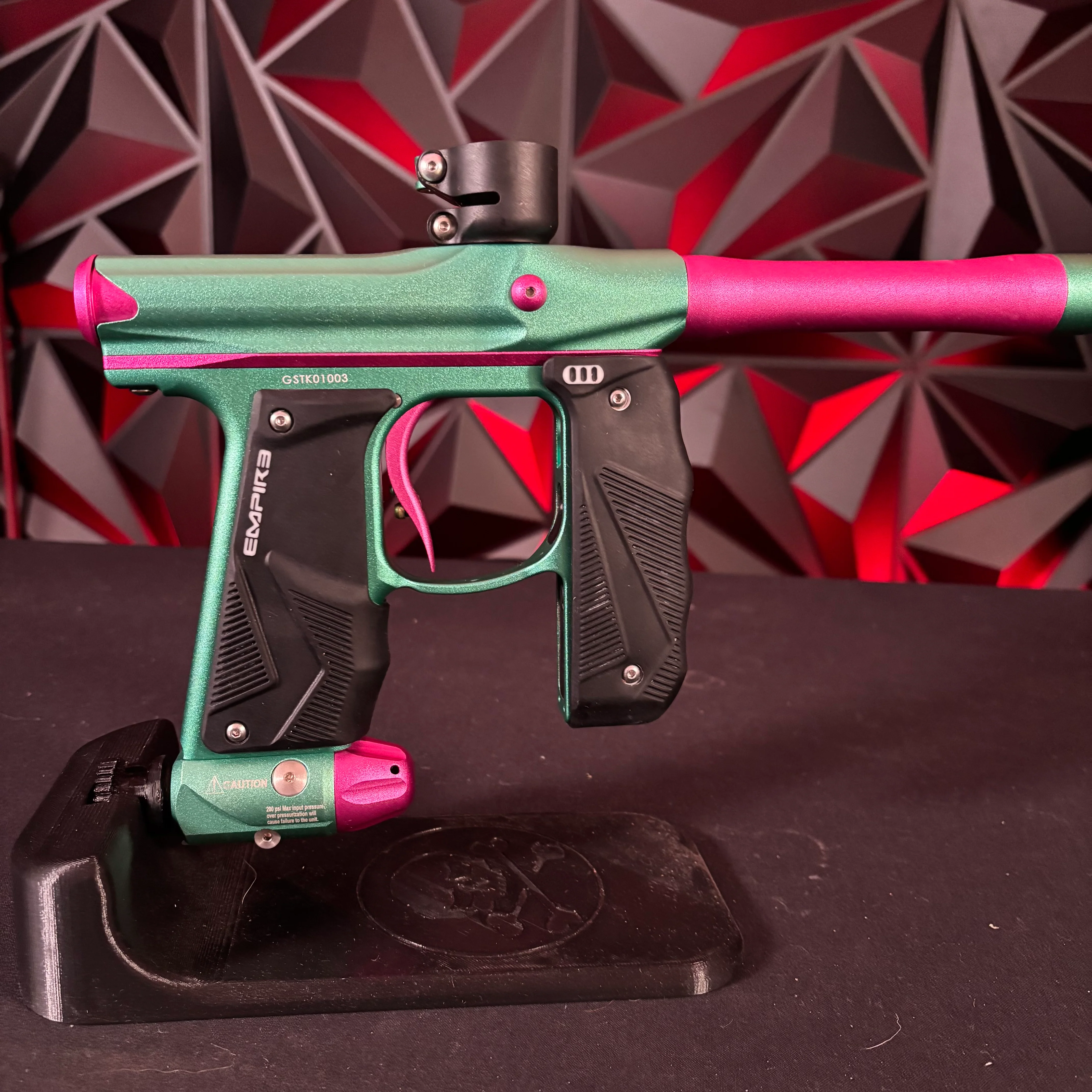 Used Empire Mini GS Paintball Gun- Teal/ Hot pink - Image 2