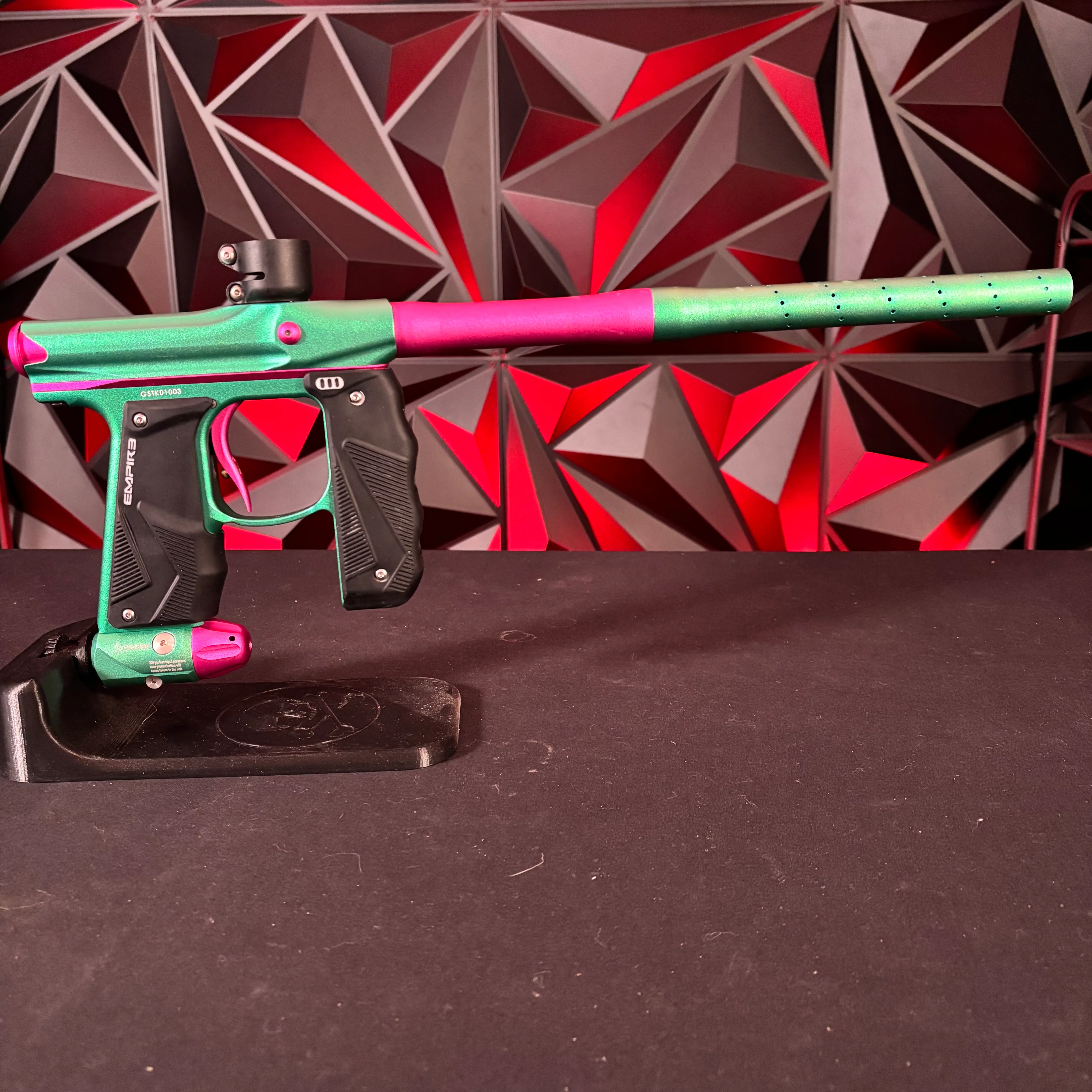 Used Empire Mini GS Paintball Gun- Teal/ Hot pink - Image 6