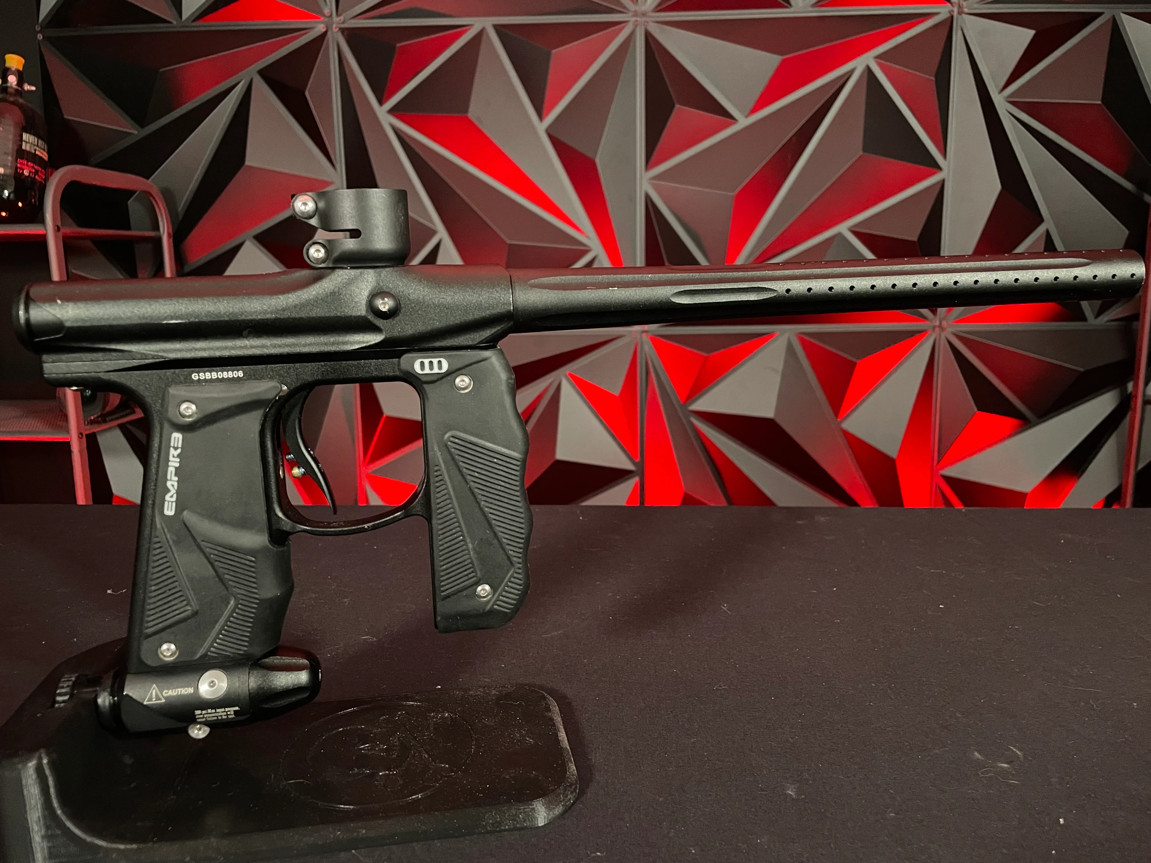 Used Empire Mini GS Paintball Gun - Dust Black *1 Piece Barrel* - Image 5
