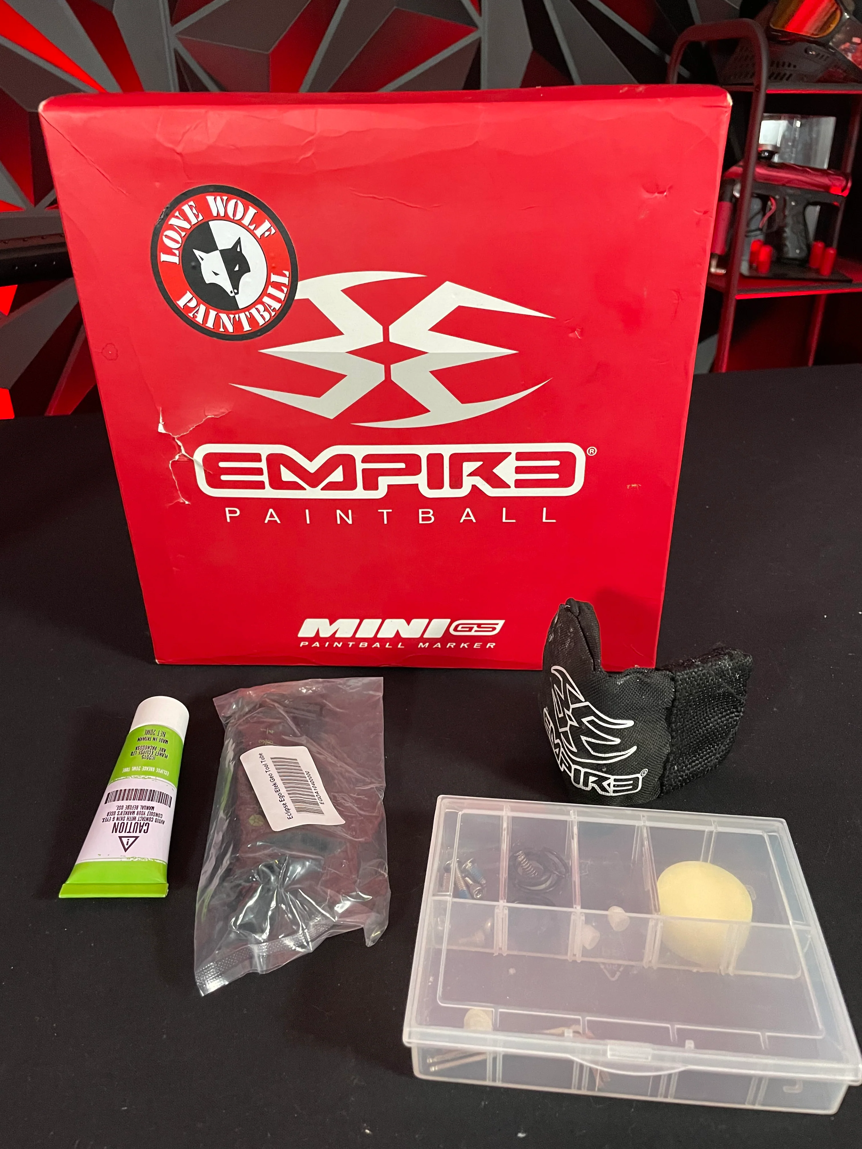 Used Empire Mini GS Paintball Gun - Dust Black *1 Piece Barrel* - Image 8