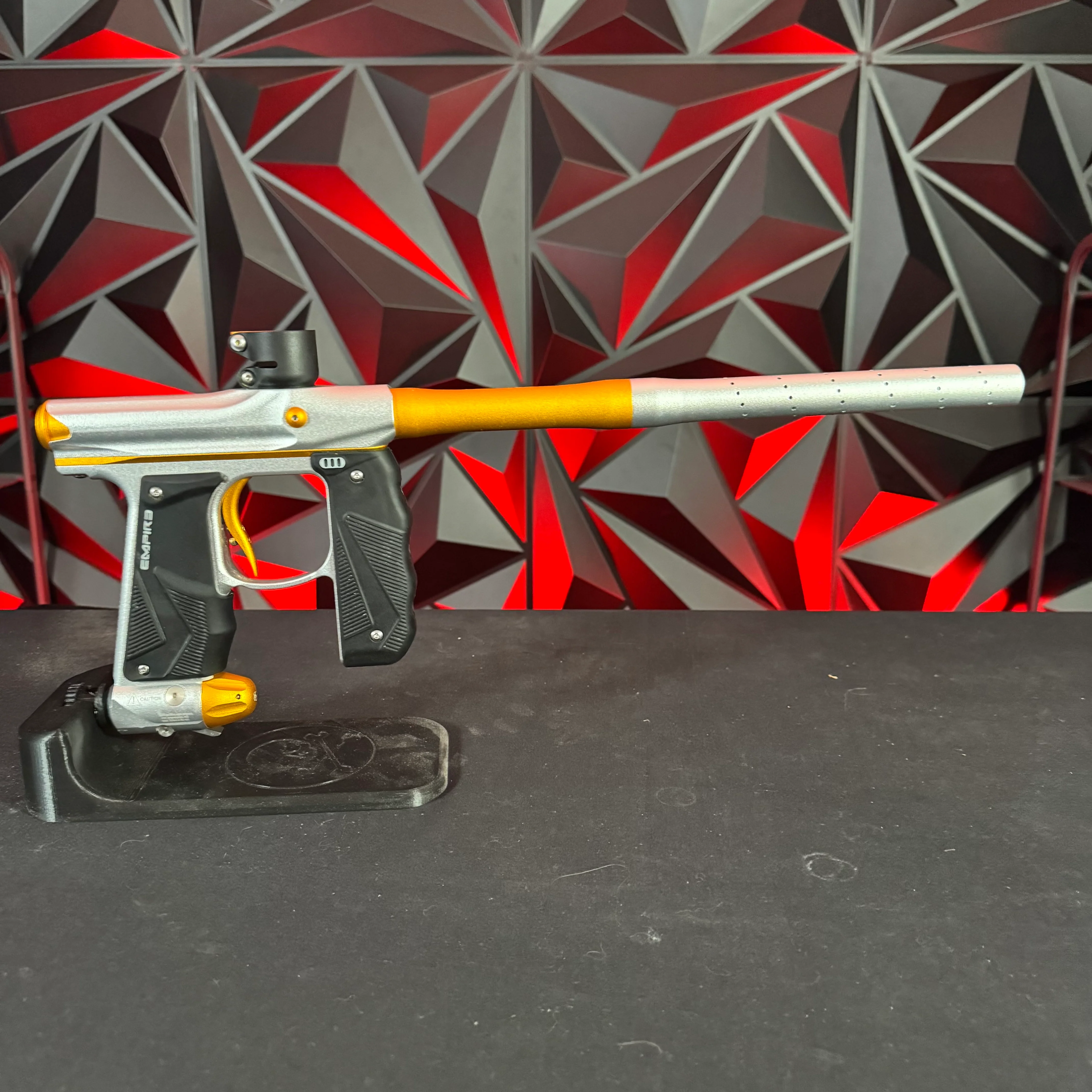 Used Empire Mini GS Paintball Gun - Dust Silver / Gold - Image 7
