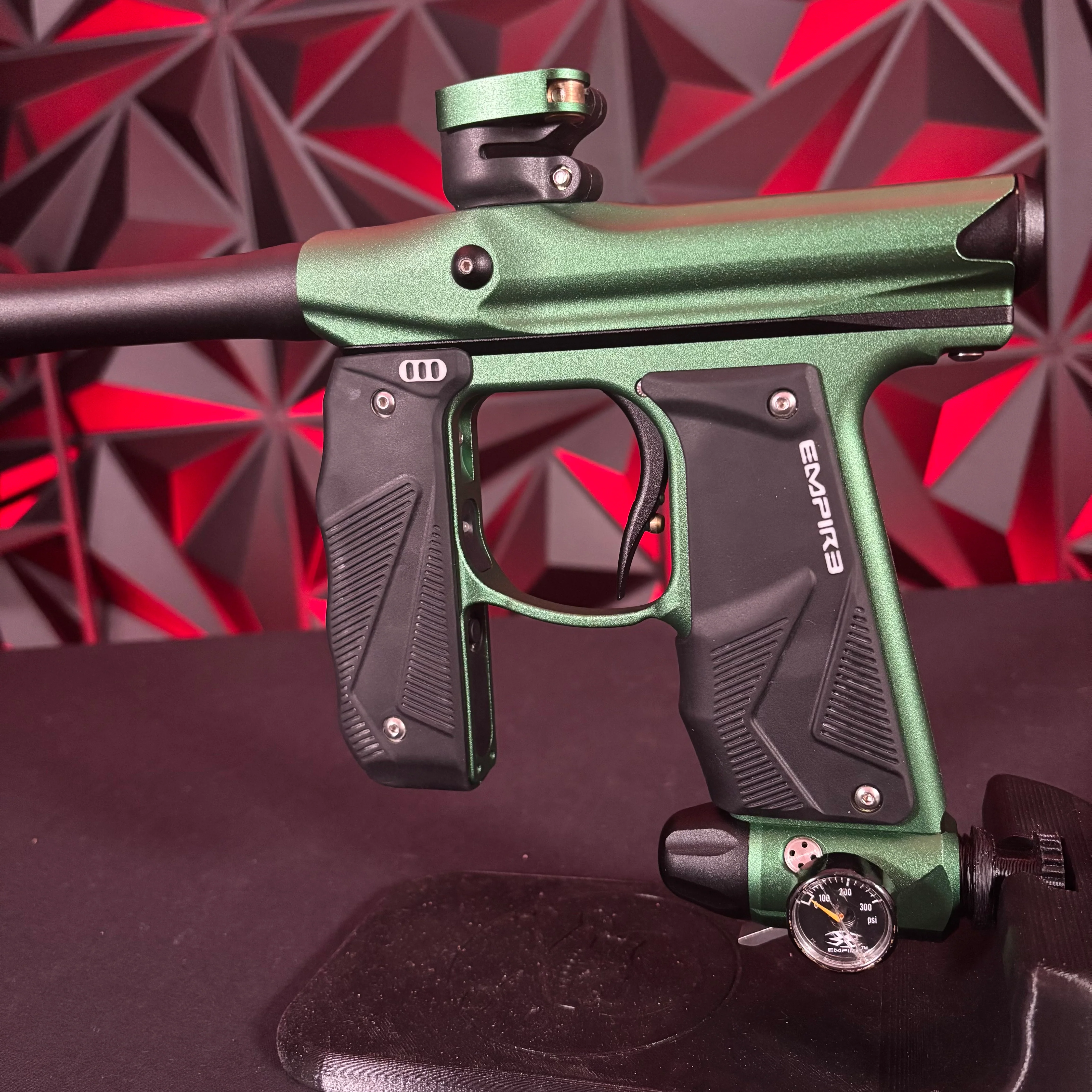 Used Empire Mini GS Paintball Gun - Green/Black - Image 3