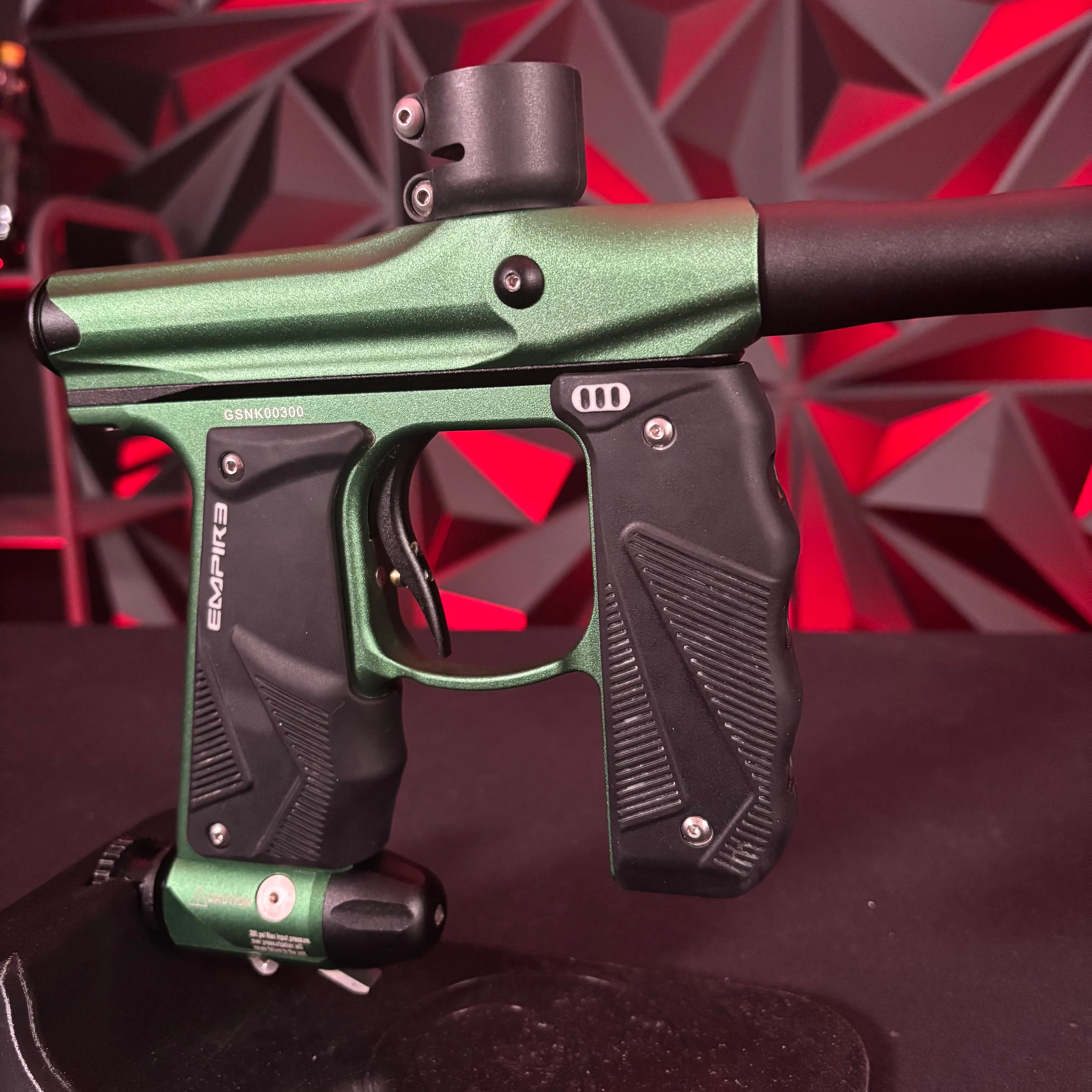 Used Empire Mini GS Paintball Gun - Green/Black - Image 4