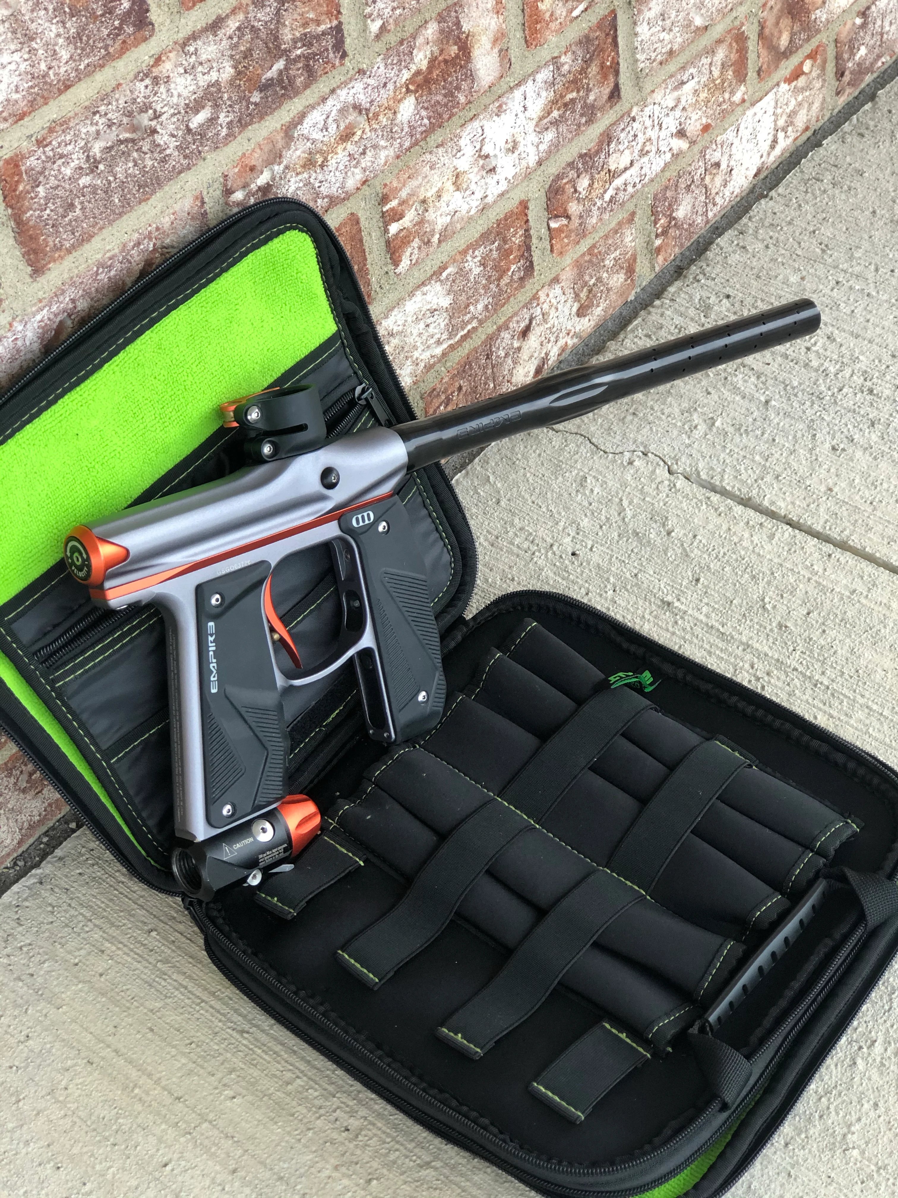 Used Empire Mini GS Paintball Gun- Grey/Organge - Image 5