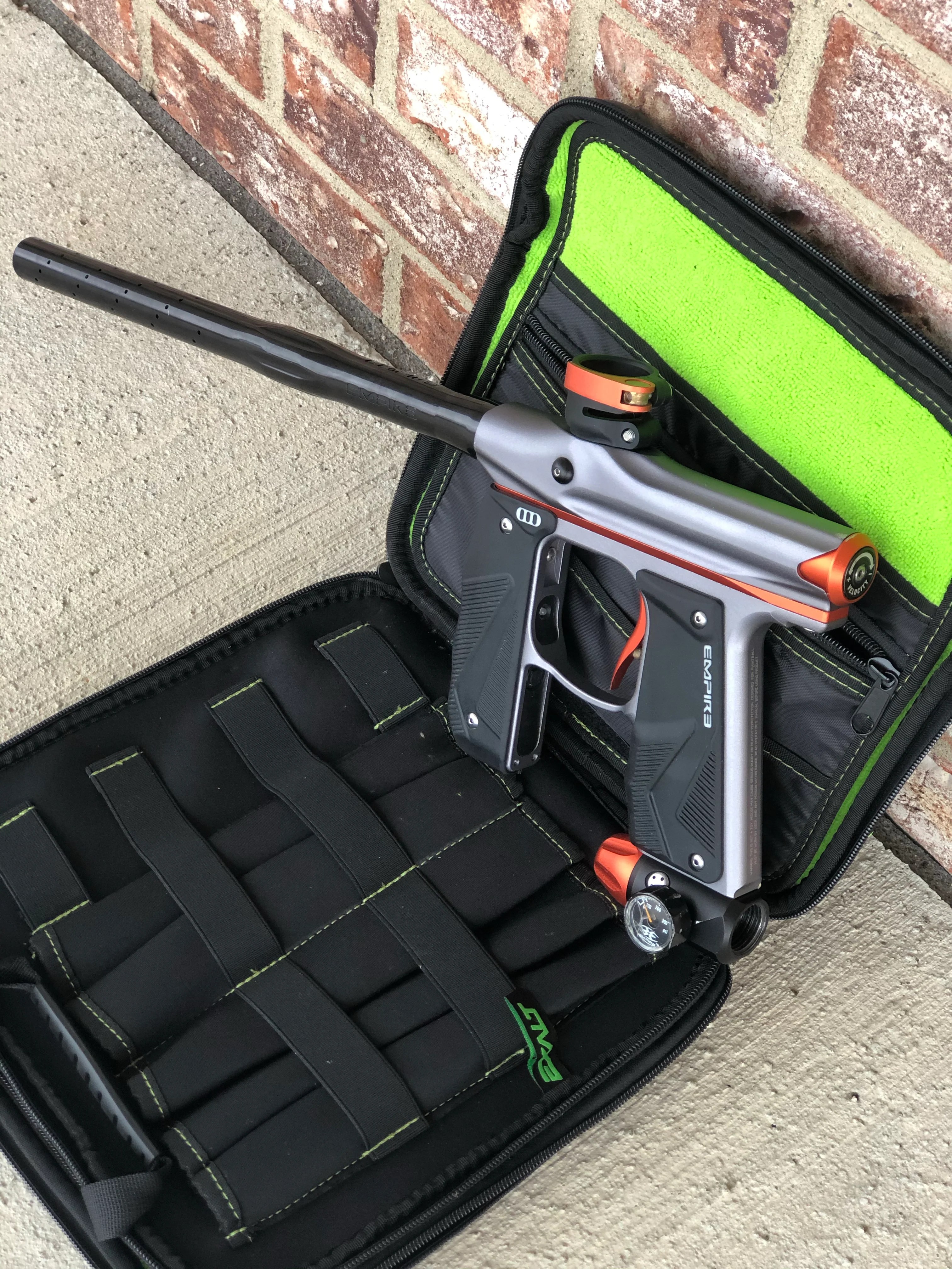 Used Empire Mini GS Paintball Gun- Grey/Organge - Image 8