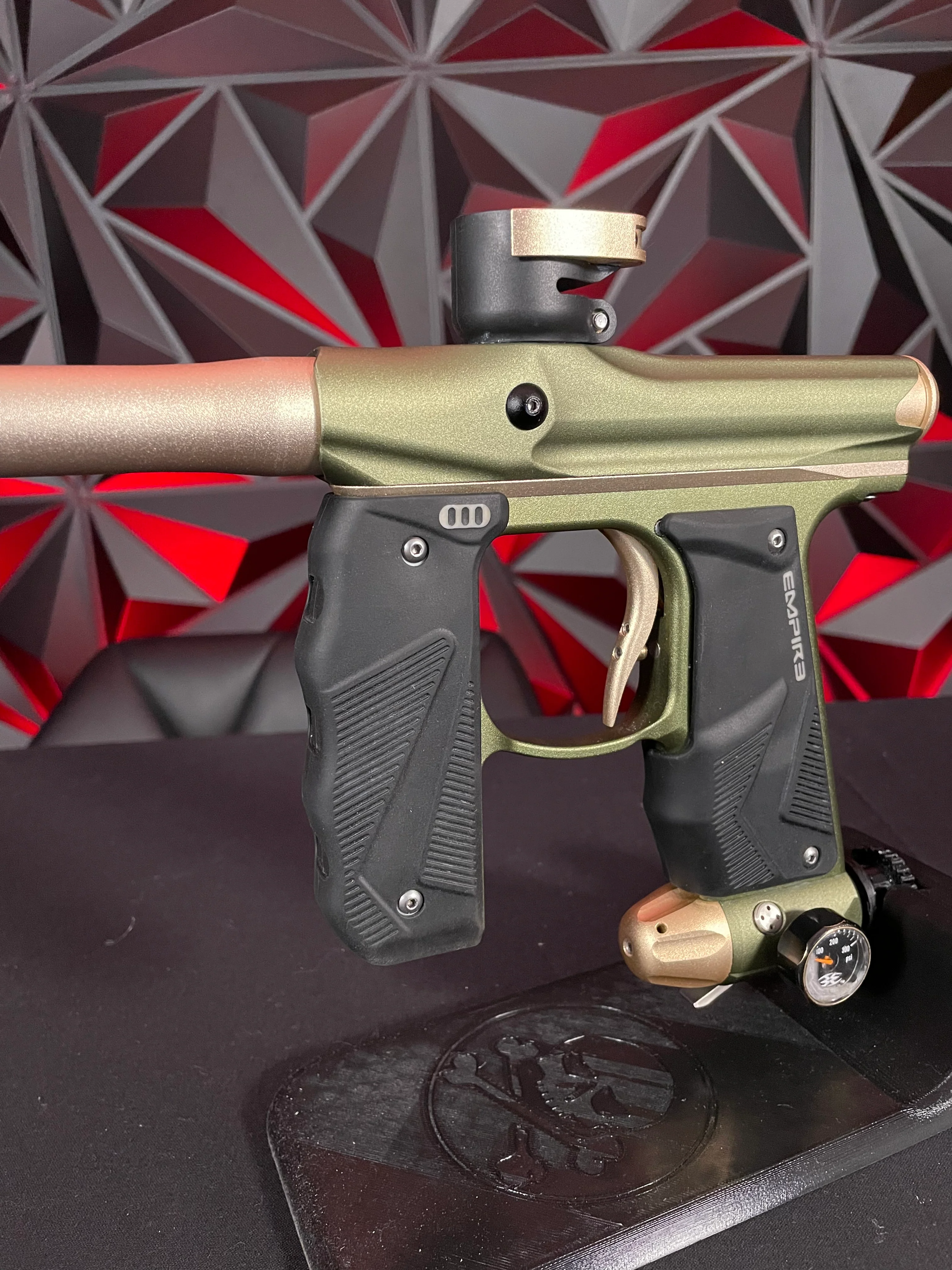 Used Empire Mini GS Paintball Gun - Olive/Tan - Image 3