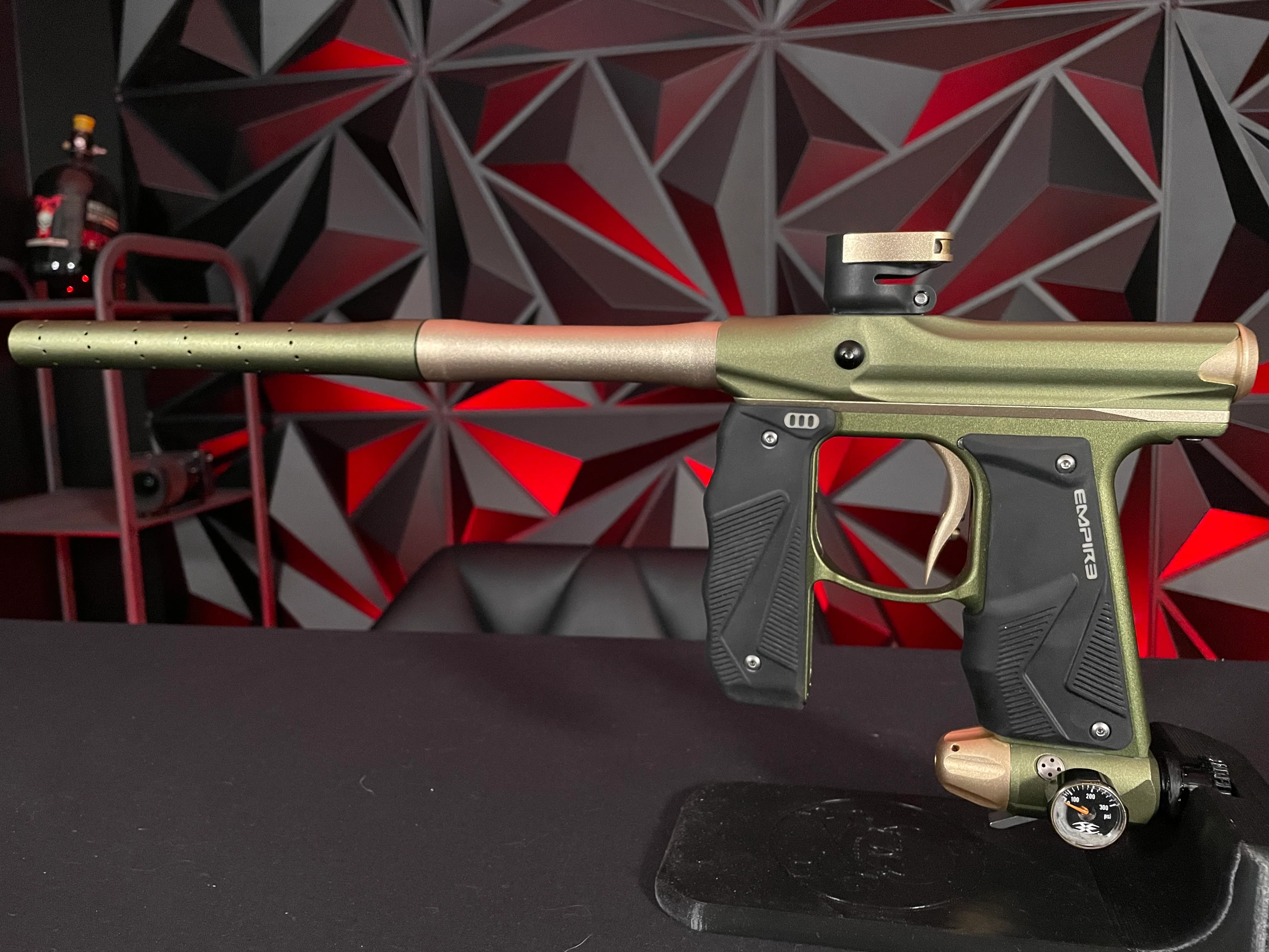Used Empire Mini GS Paintball Gun - Olive/Tan - Image 5