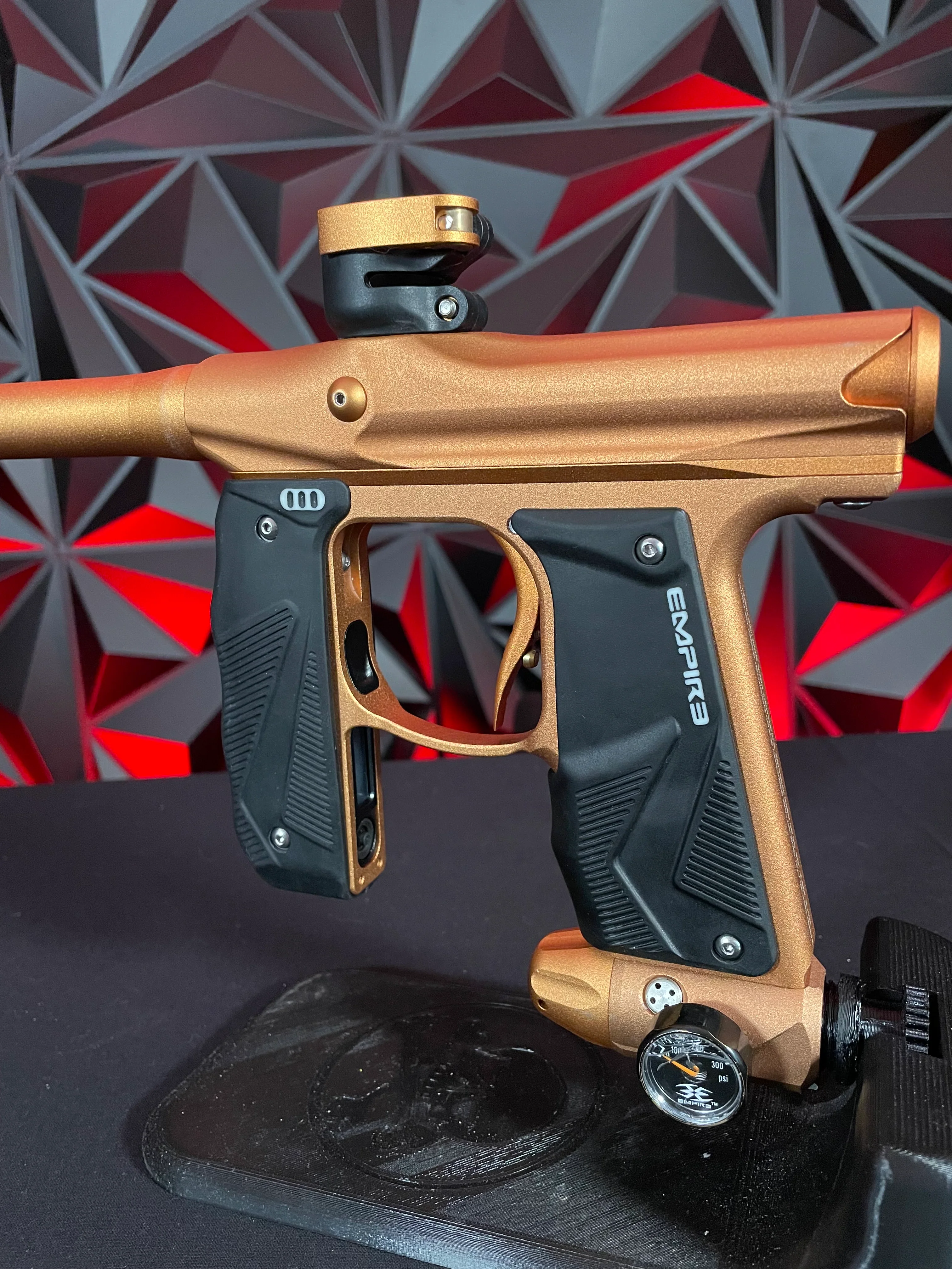 Used Empire Mini GS Paintball Gun - Orange/Orange - Image 2