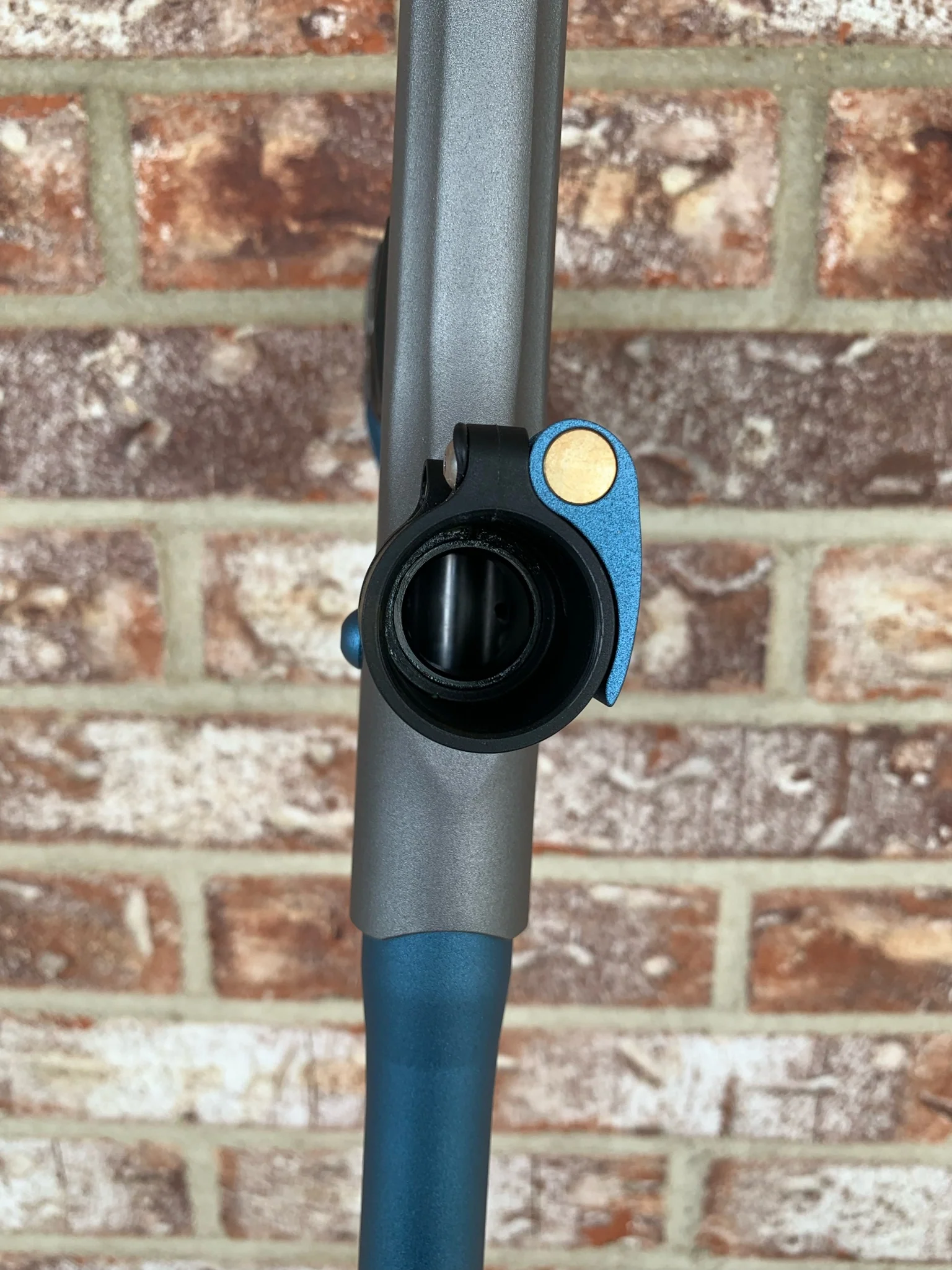 Used Empire Mini GS Paintball Gun - Pewter/Blue - Image 5