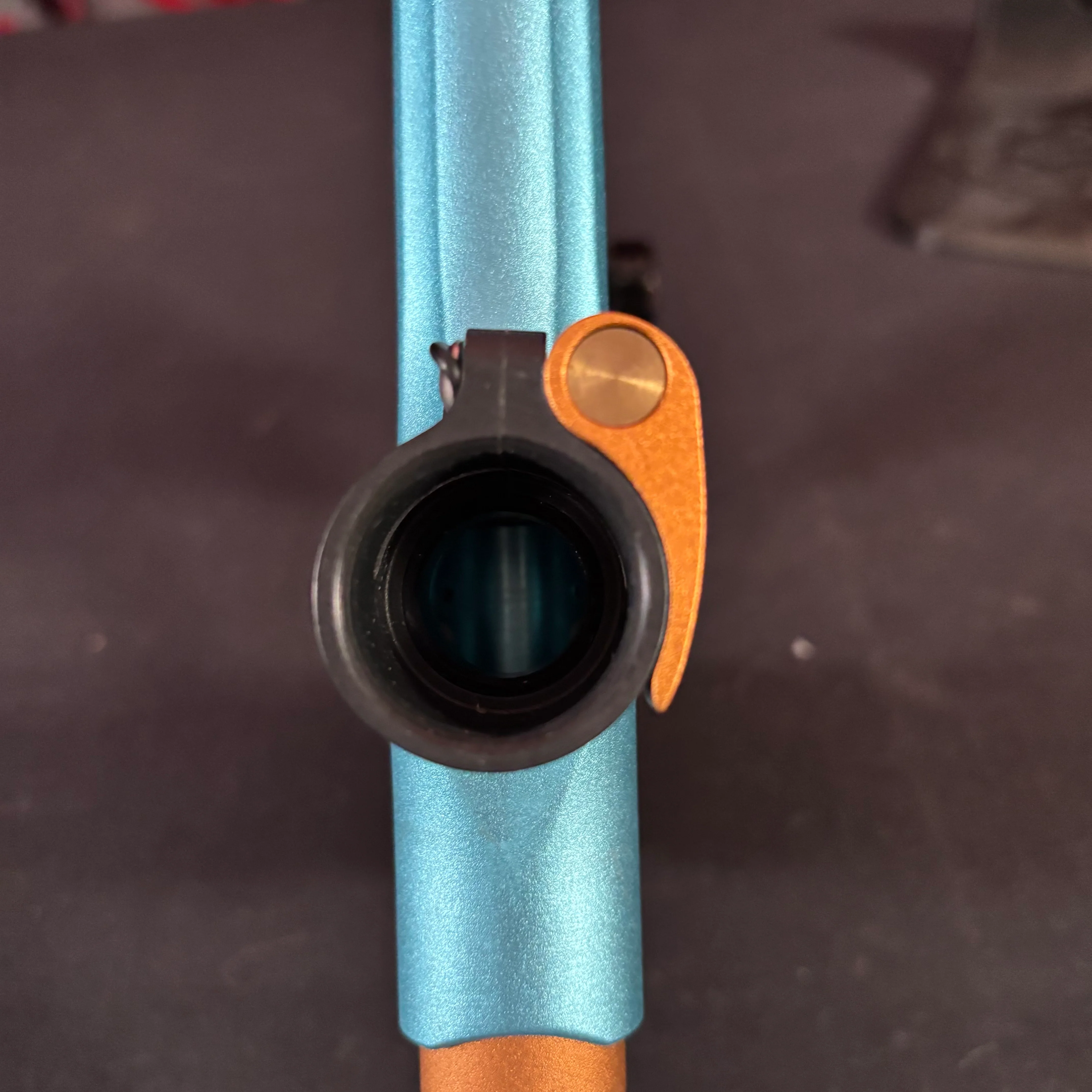 Used Empire Mini GS Paintball Gun - Teal/Bronze - Image 9