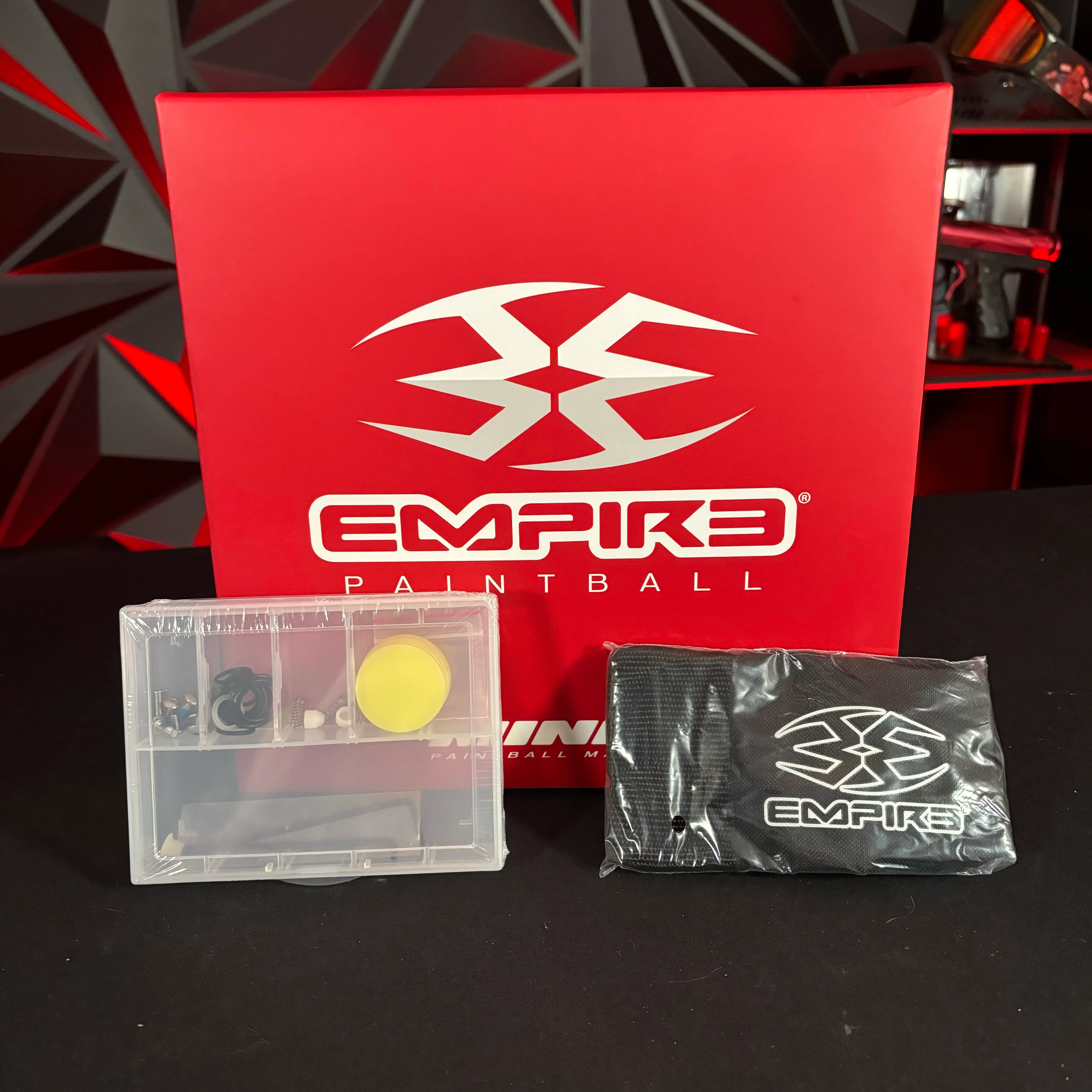 Used Empire Mini GS Paintball Marker - Dust Olive/Orange - Image 8