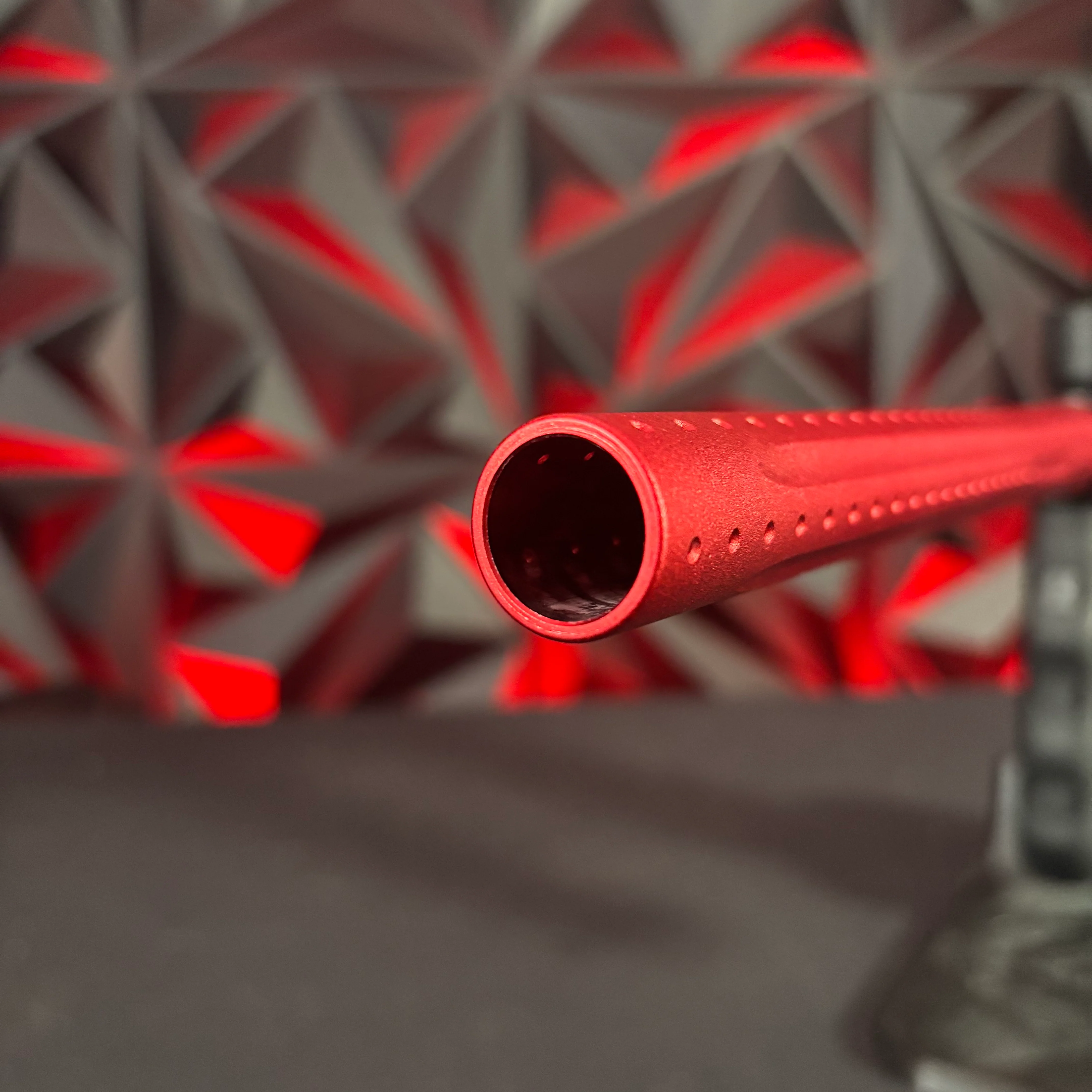 Used Empire Mini GS Paintball Marker - Dust Black /w Red Barrel - Image 8