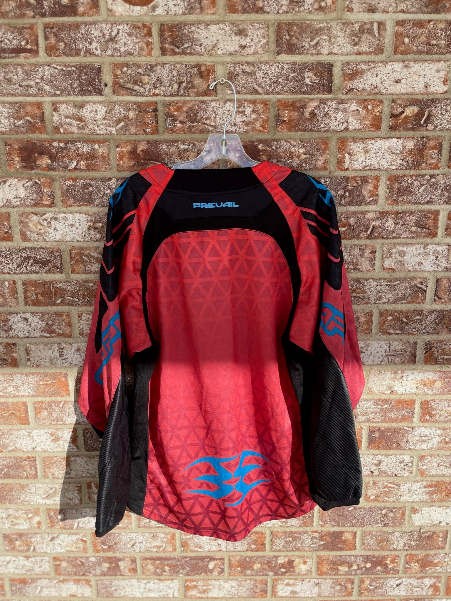 Used Empire Prevail Paintball Jersey - Red/Black/Blue - Large - Image 2