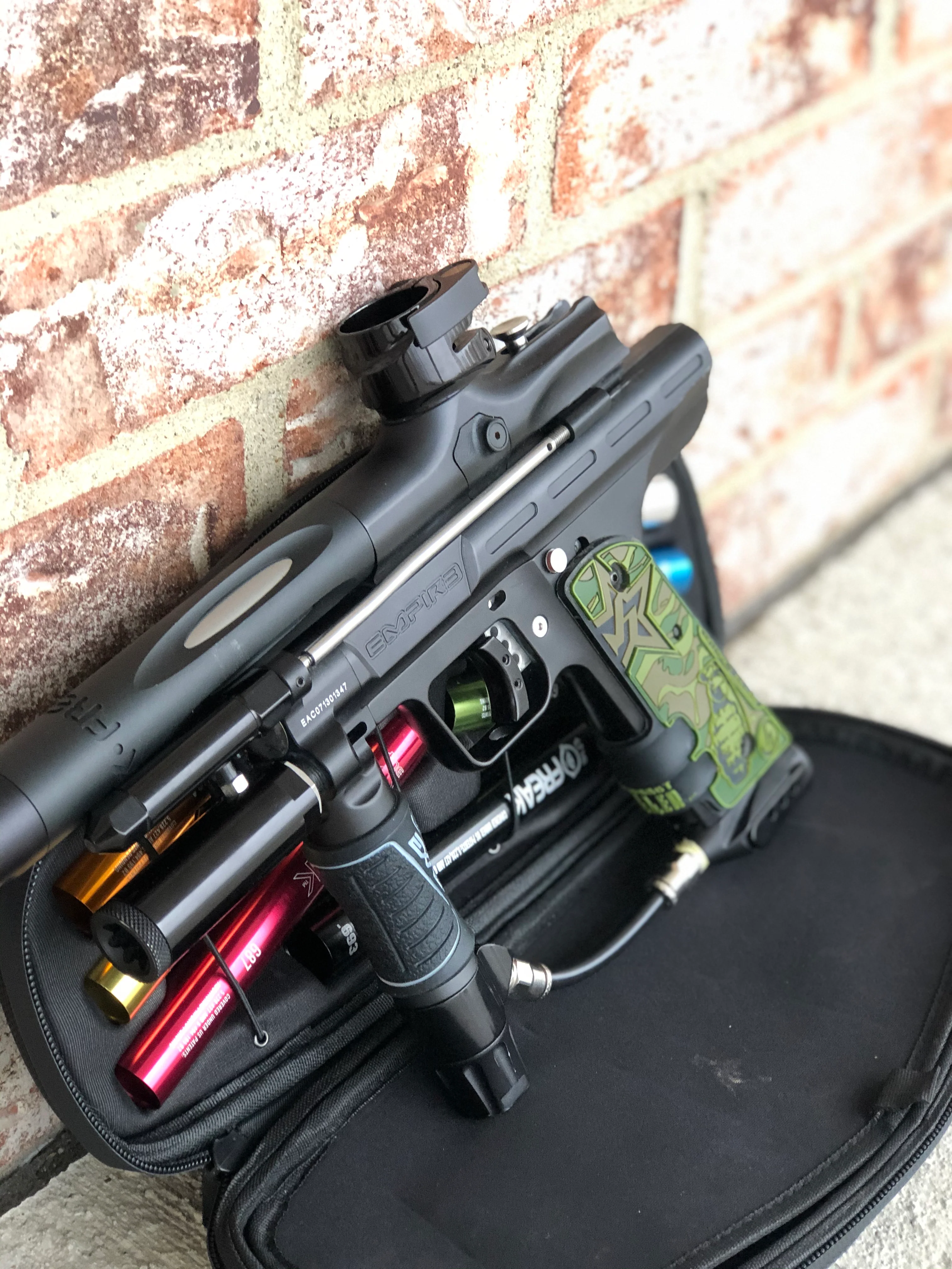 Used Empire Resurrection Autococker Paintball Marker- Dust Black - Image 2