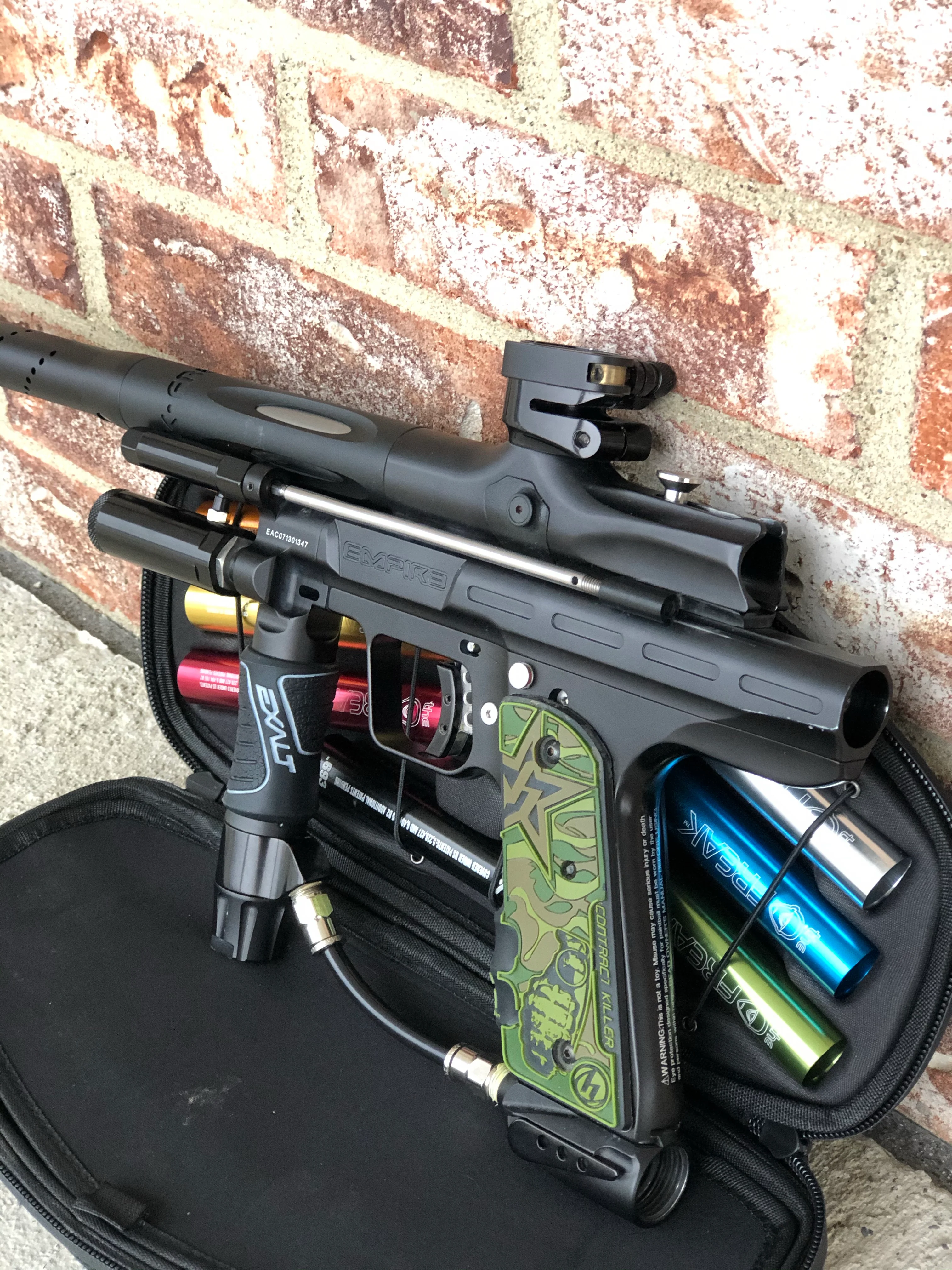 Used Empire Resurrection Autococker Paintball Marker- Dust Black - Image 3