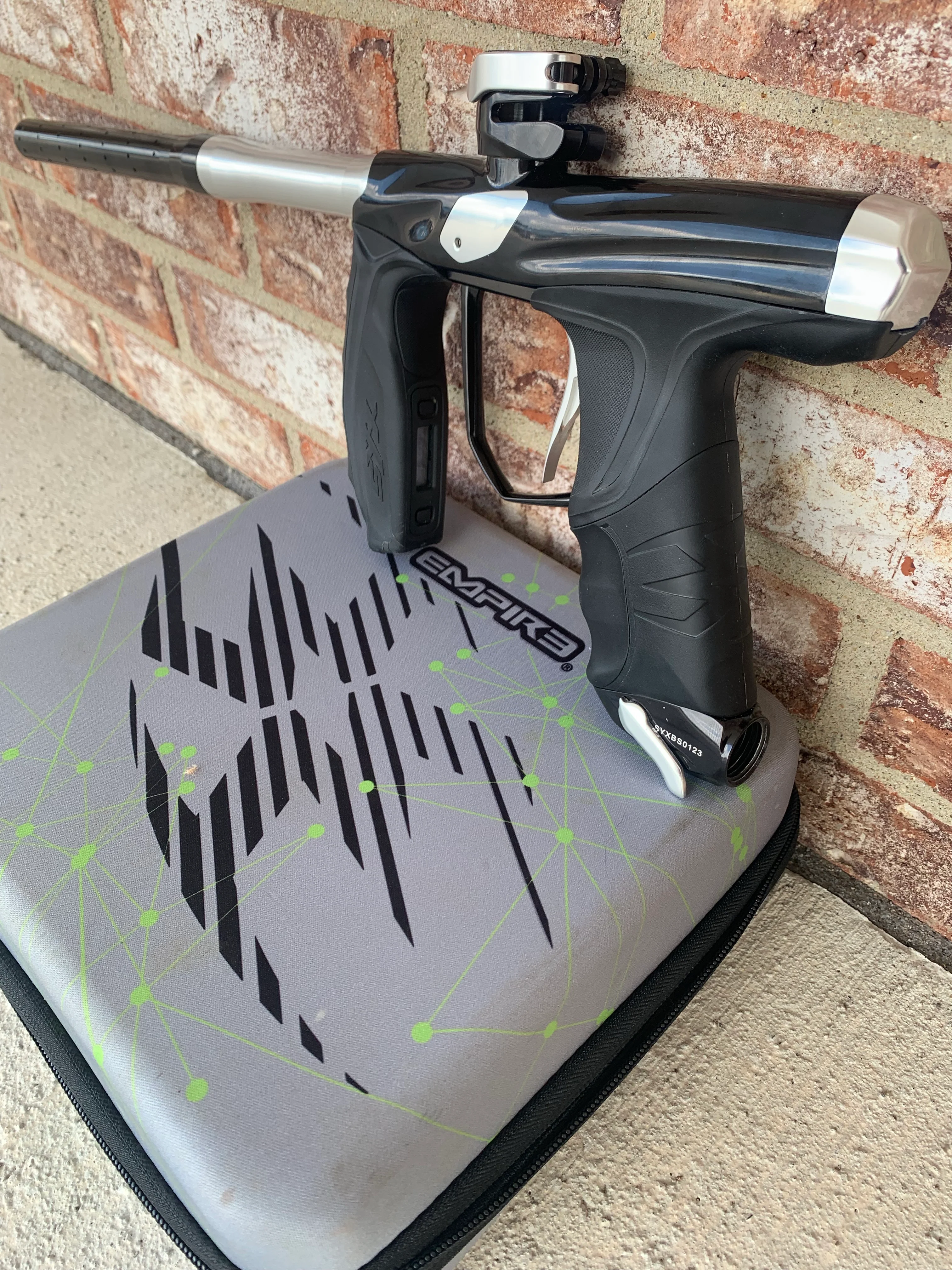 Used Empire SYX Paintball Marker- Black/Silver - Image 3