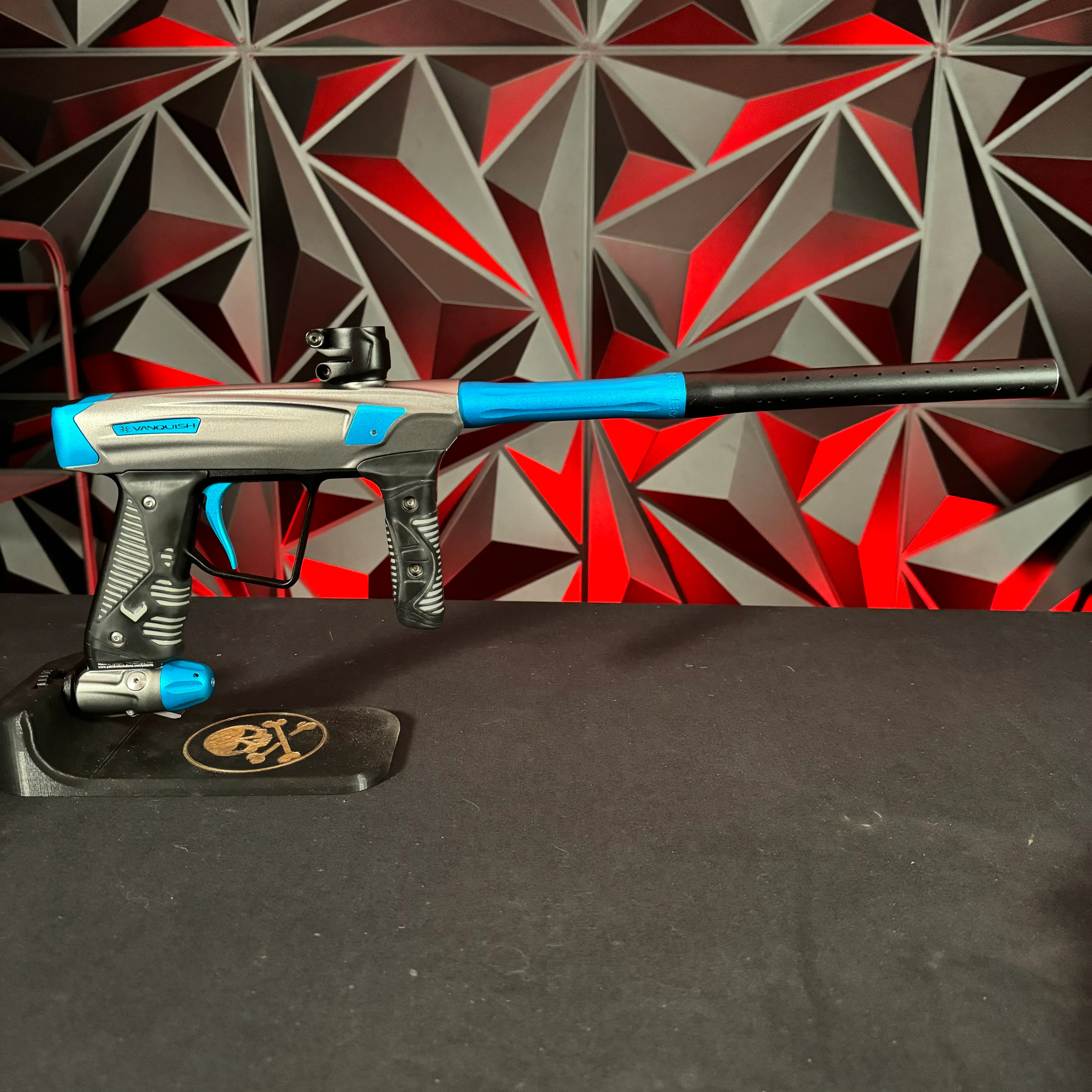 Used Empire Vanquish 2.0 Paintball Maker - Blue Steel w/ 4 backs - Image 7