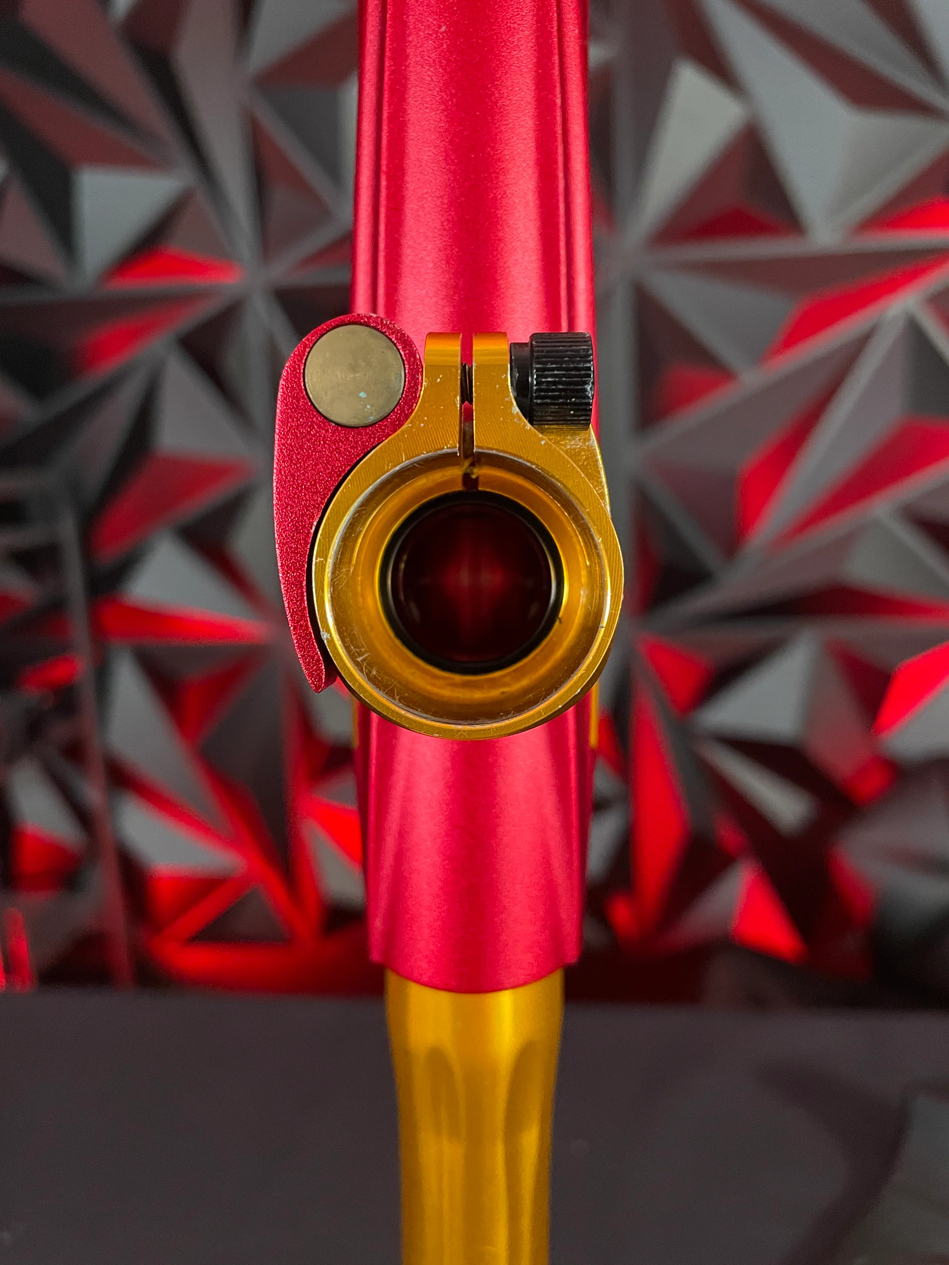 Used Empire Vanquish GT Paintball Gun - Red/Gold - Image 10