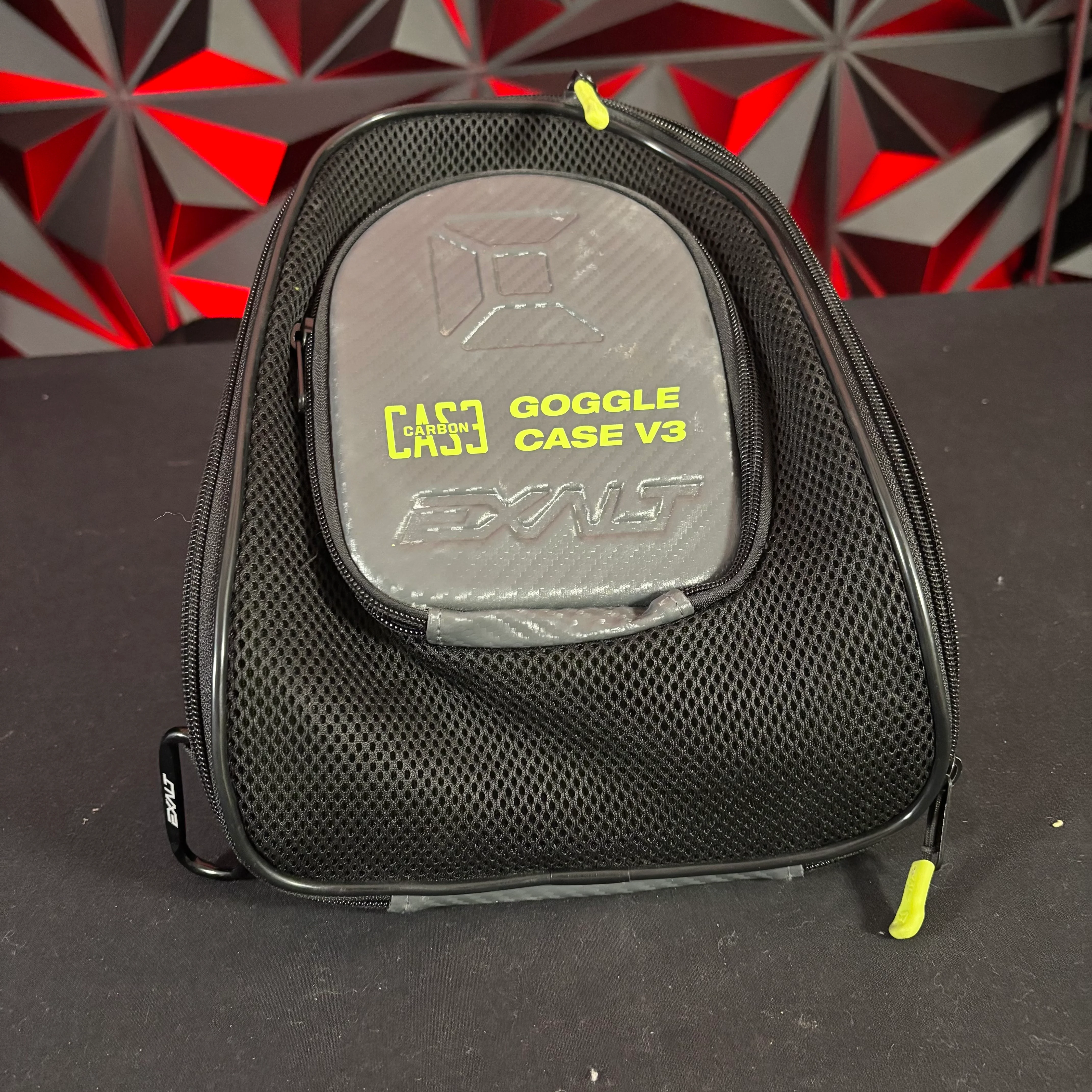 Used Exalt Goggle Case - Grey/Green