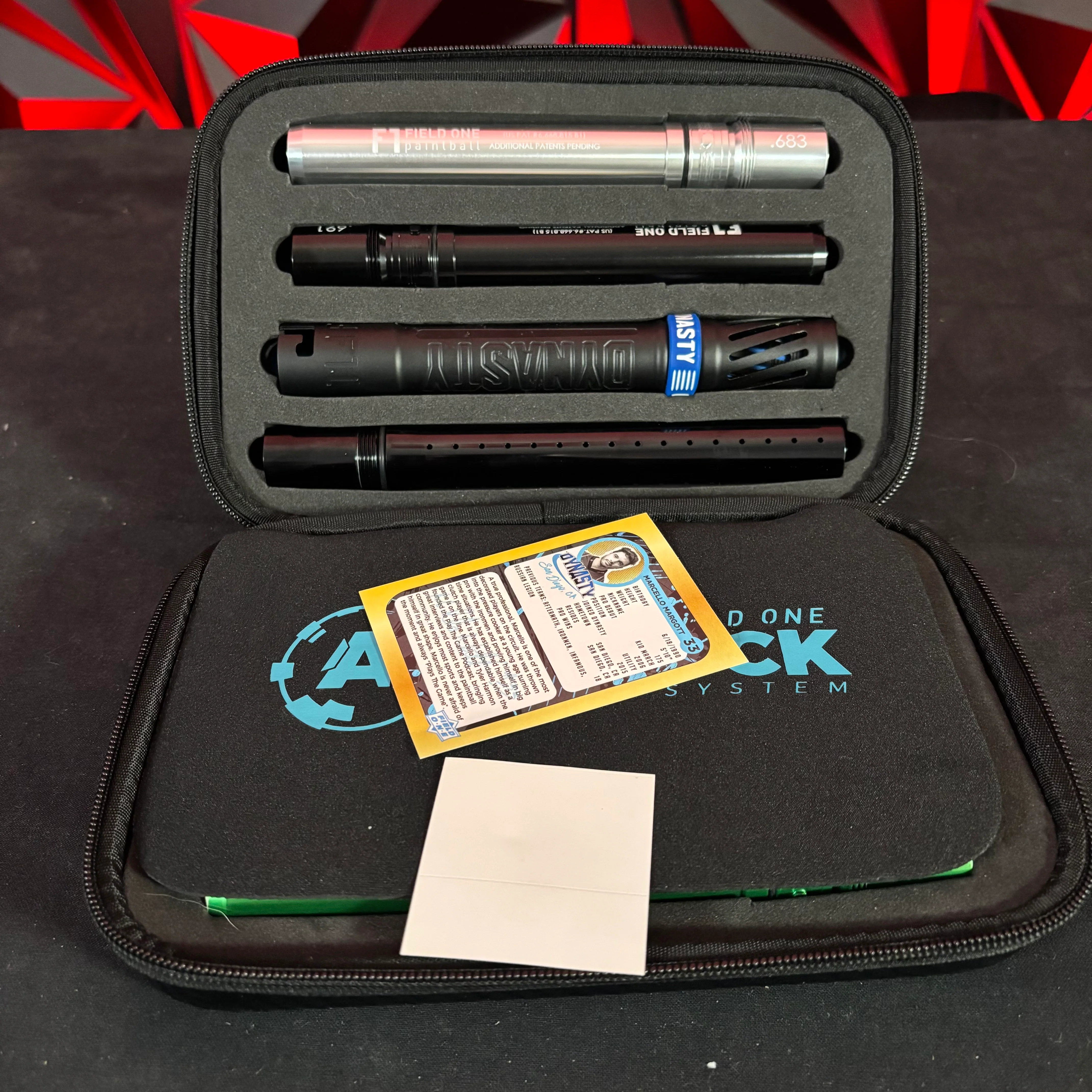 Used Field One Acculock Barrel Kit - Dynasty acculock barrel/w 6 Inserts and Case - Image 2