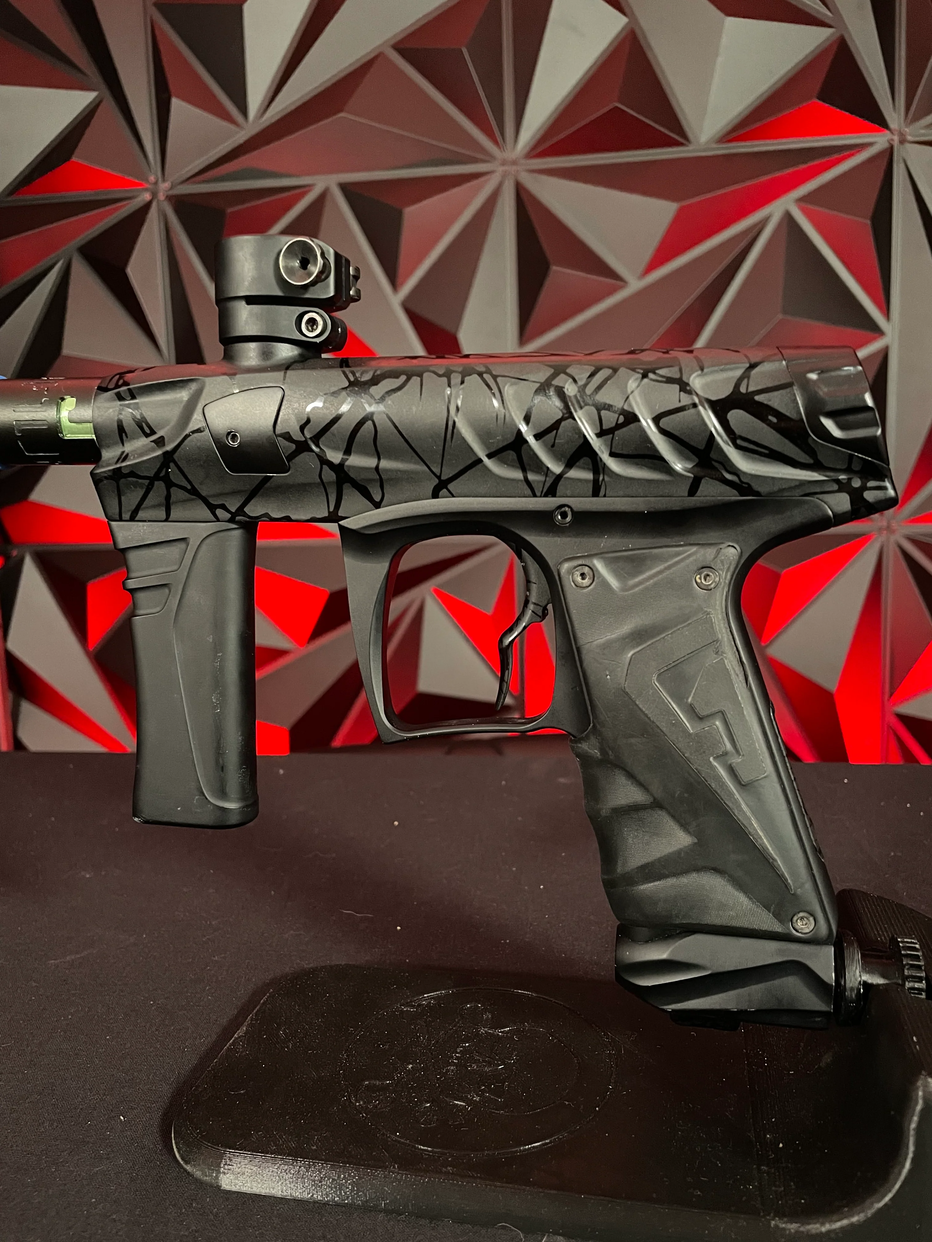 Used Field One Force Paintball Gun - Black Splash - Image 2