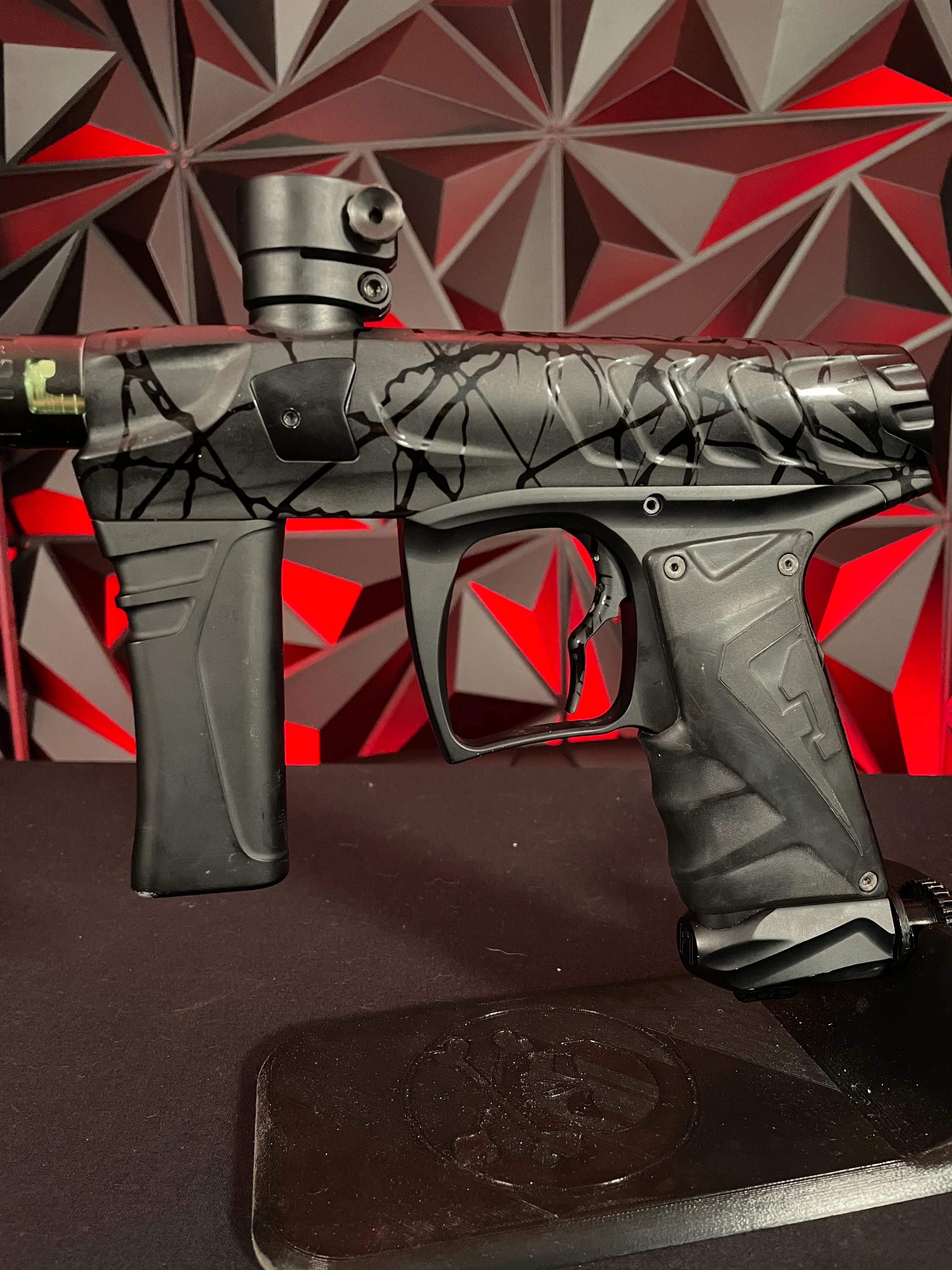 Used Field One Force Paintball Gun - Black Splash - Image 4